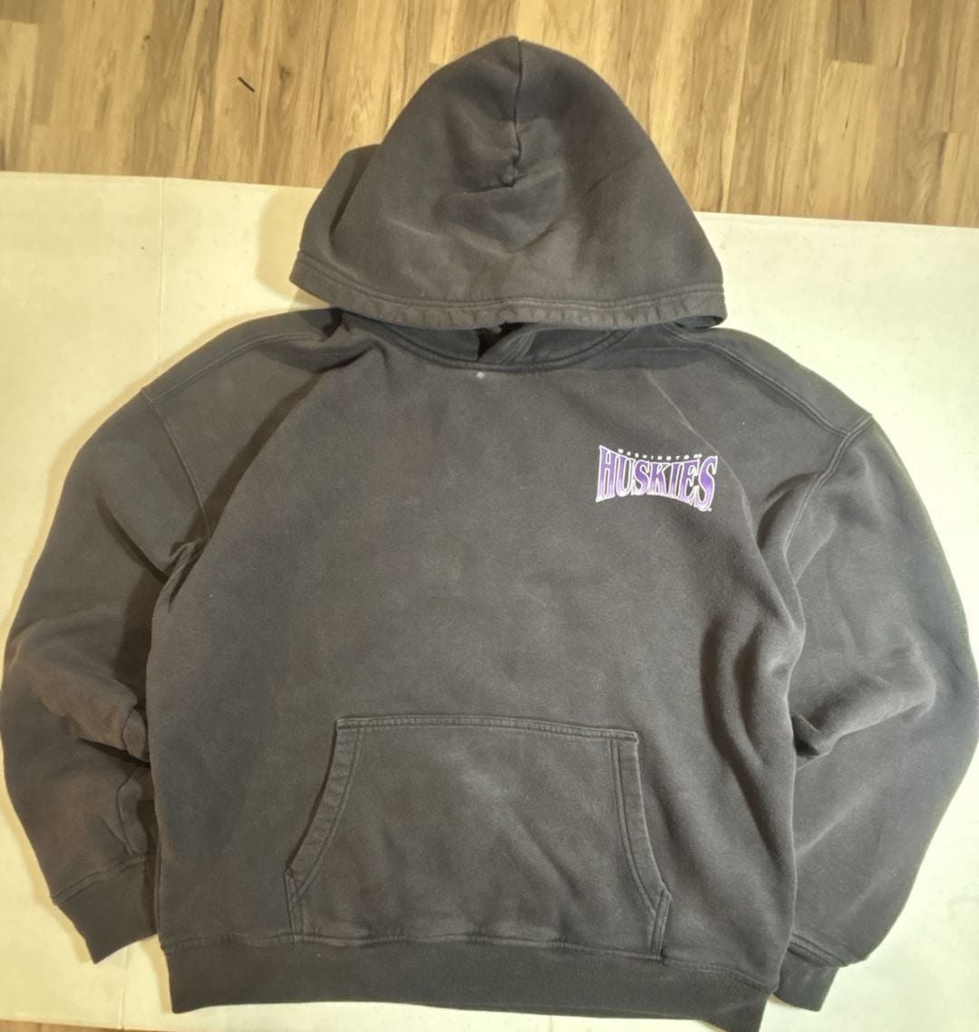 Hollister Washington Huskies Boxy Fit Hoodie Size M 3