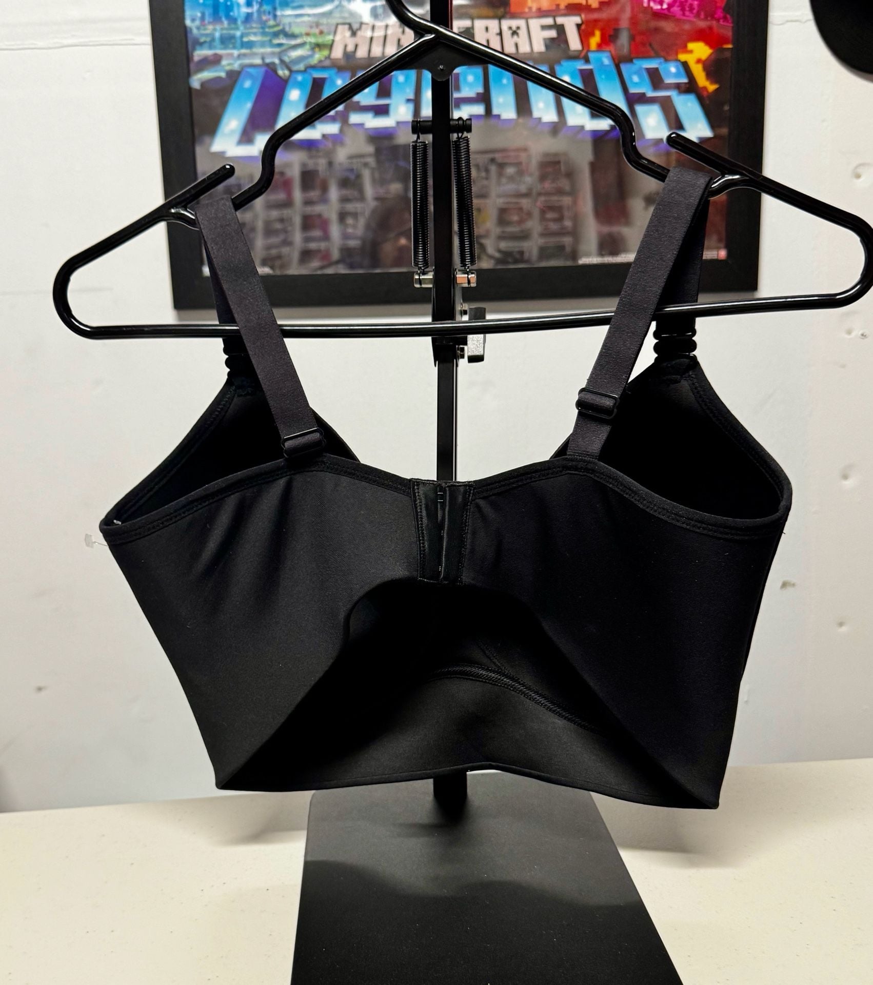 WU66 Size 40DD Warners Wireless Smooth Comfort Bra Black NWOT 3