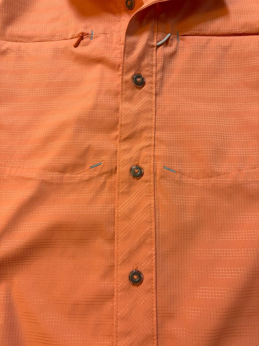 World Wide Sportsman Seacrest Long-Sleeve Shirt Size M Orange 7