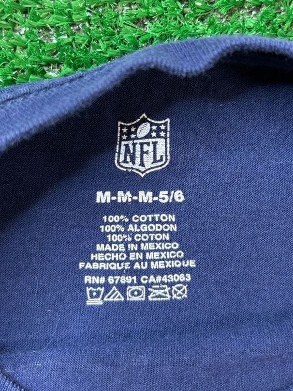 NFL Los Angeles Rams T-Shirt Size 5/6 Blue Cotton Graphic Football Tee 7