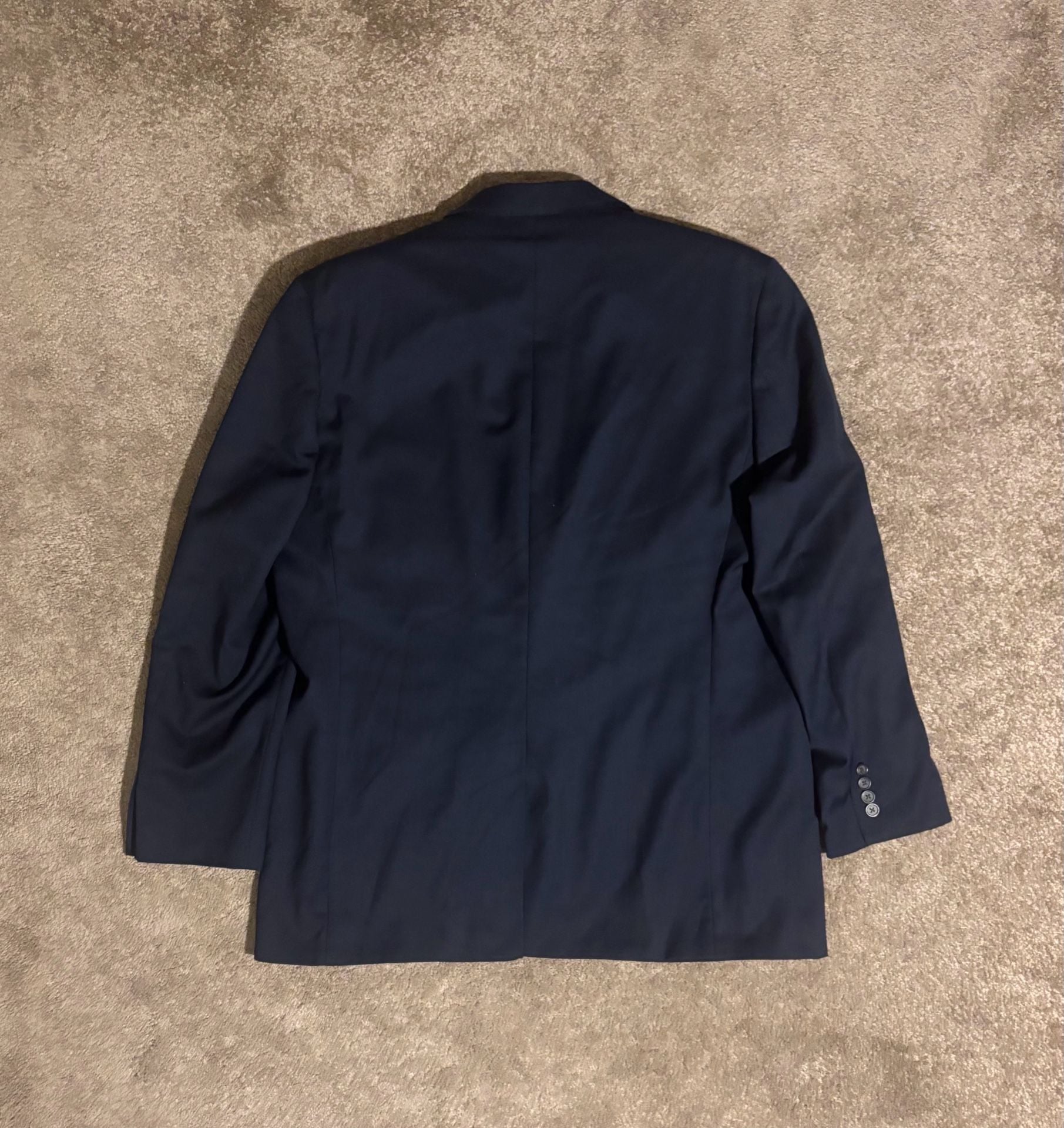 Lauren Ralph Lauren Suit Jacket Blazer Men's 46L Black 100% Wool 2-Button
Coat 5