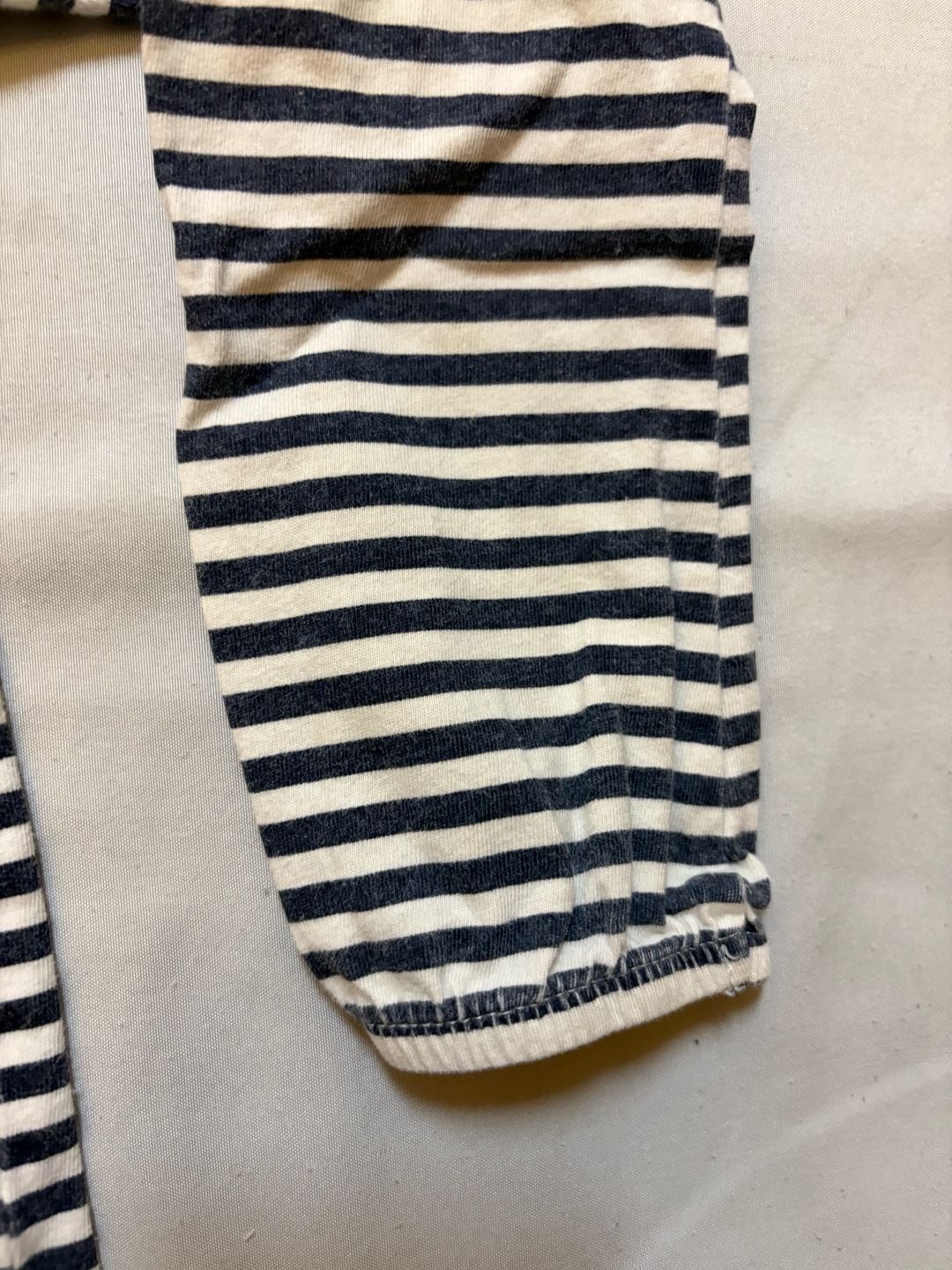 OshKosh B'gosh Striped Top Size 5T Blue White Pink Embroidered 5