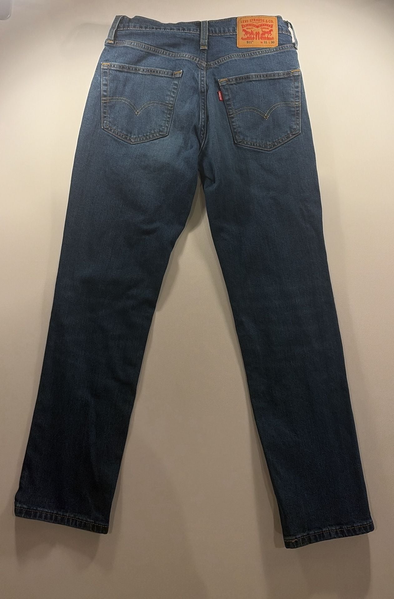 Levi's 511 Slim Jeans W31 L30 Dark Wash Denim 3