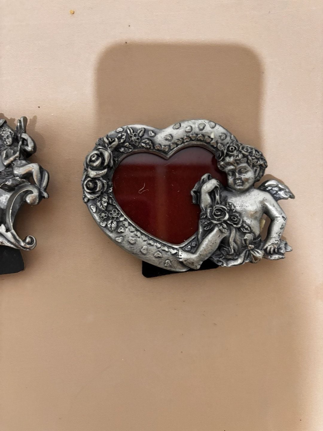 Lot Of 3 Vintage Ornate Miniature Picture Frames 4
