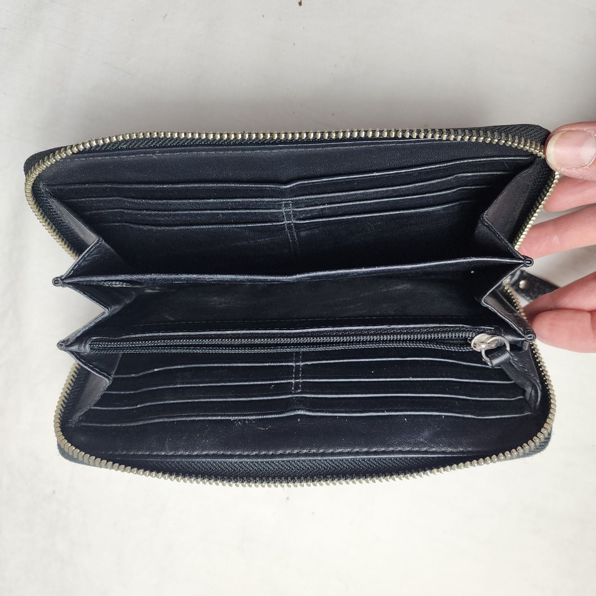Coach Signature Hamptons Turnlock Satchel and Wallet Set Black 14