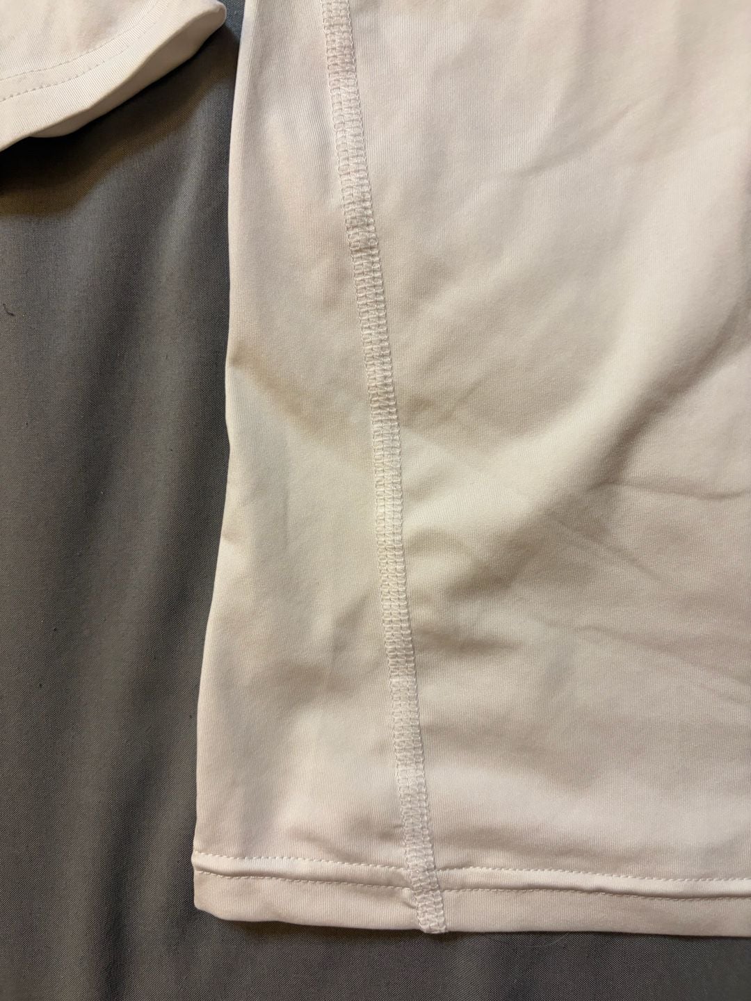 Under Armour HeatGear Fitted Long Sleeve Shirt YMD White 7