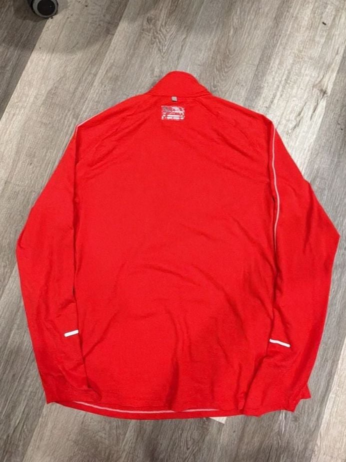 Nike Element USA 1/4 Zip Pullover Size XL Red Dri-Fit Long Sleeve Shirt 8