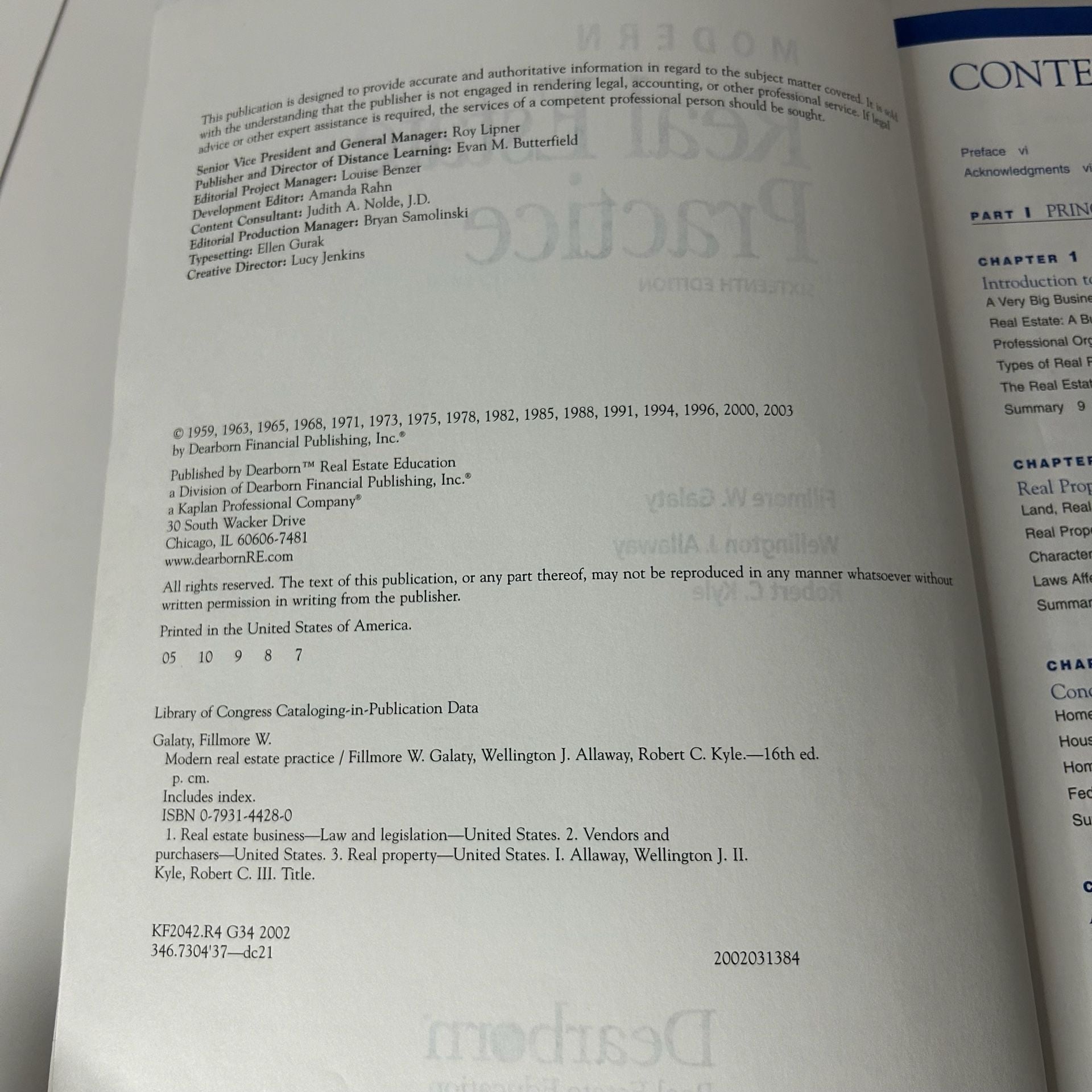 Modern Real Estate Practice 16th 3