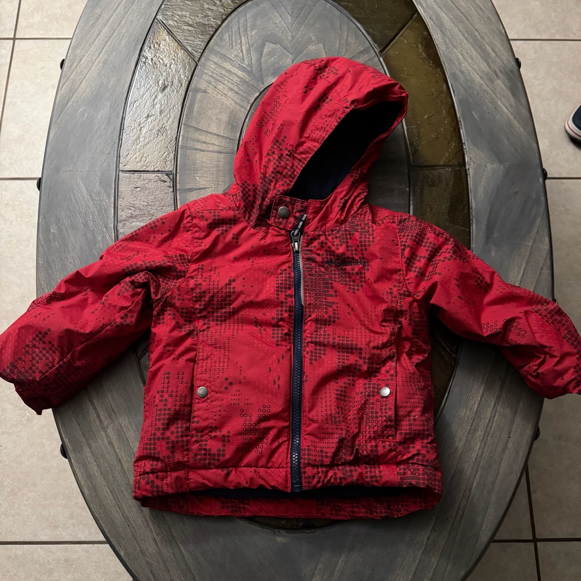 Columbia Jacket Size 3T Red Patterned Winter Outgrown 2