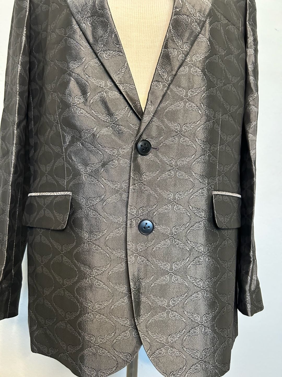 Zadig & Voltaire Vegy Jacquard Blazer Grey Size 40 7