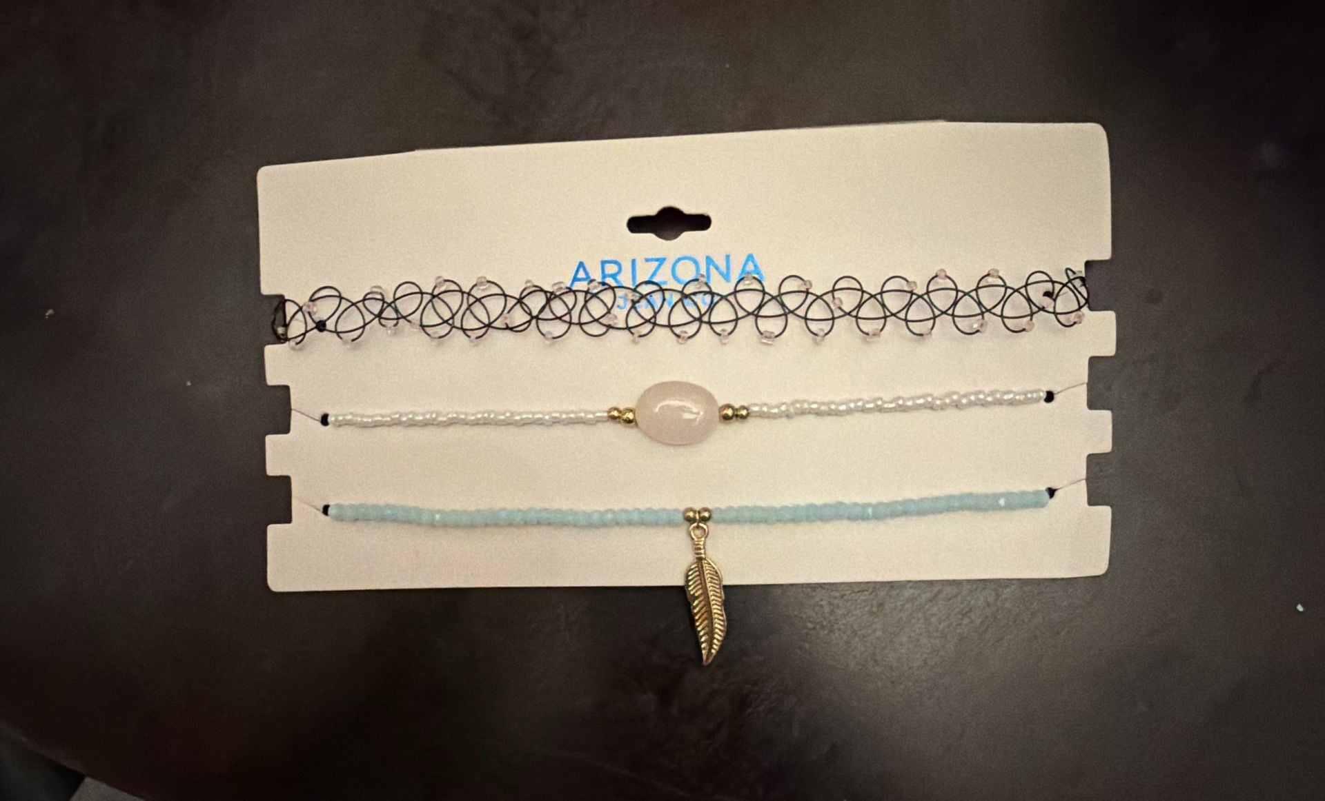 Arizona Jean Co. Choker Set Beaded Tattoo Feather 3-Pack New 1