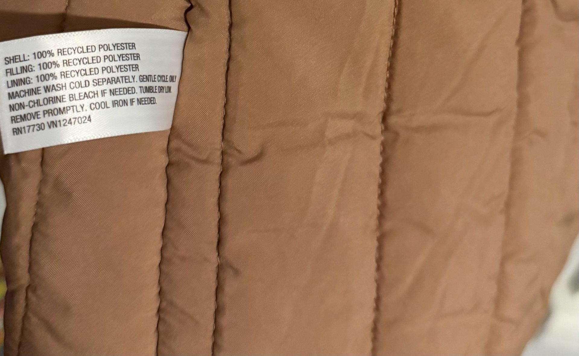 Future Collective Reese Blutstein Double Breasted Puffer Coat Size XL Brown 7