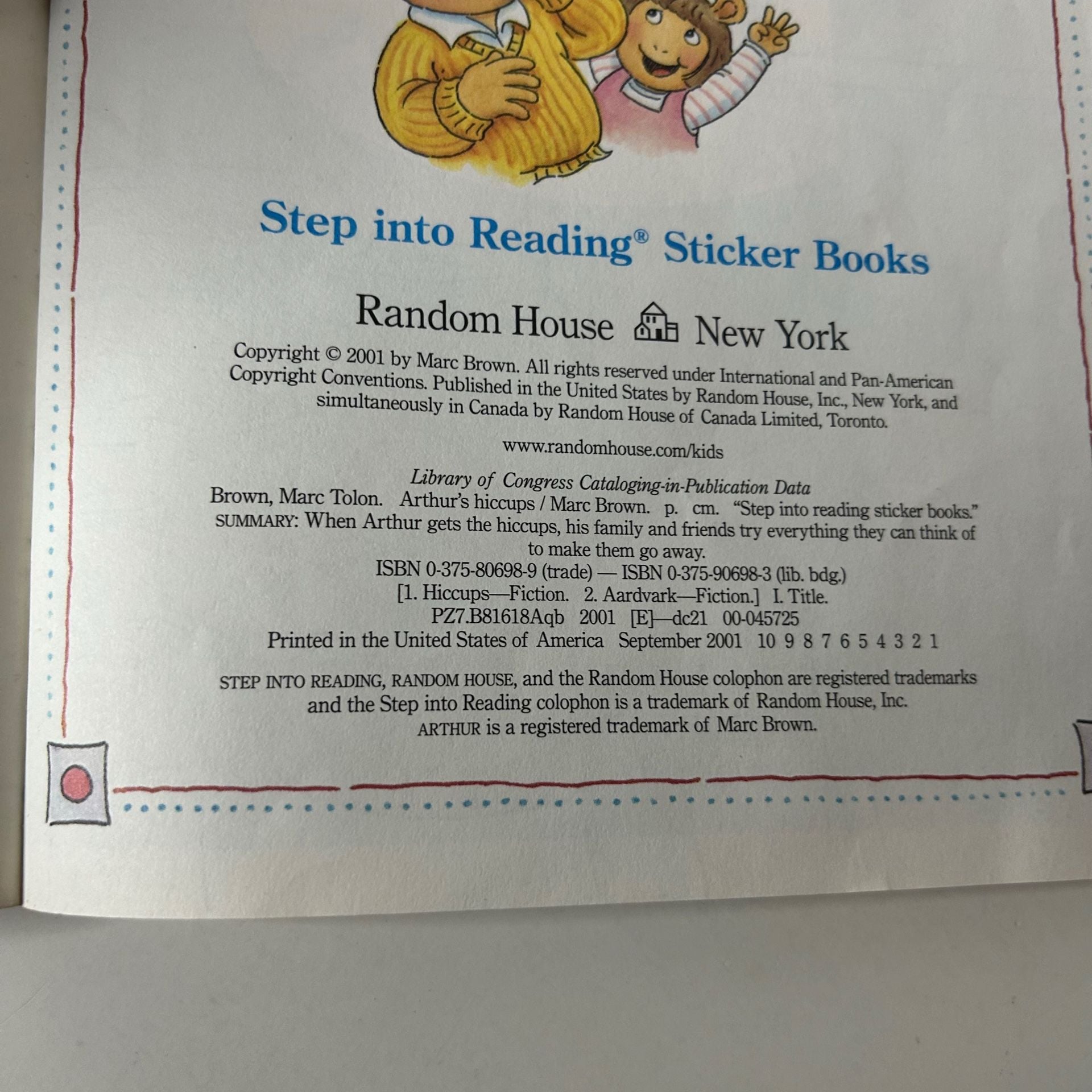 Marc Brown Arthur Book Lot of 5 11