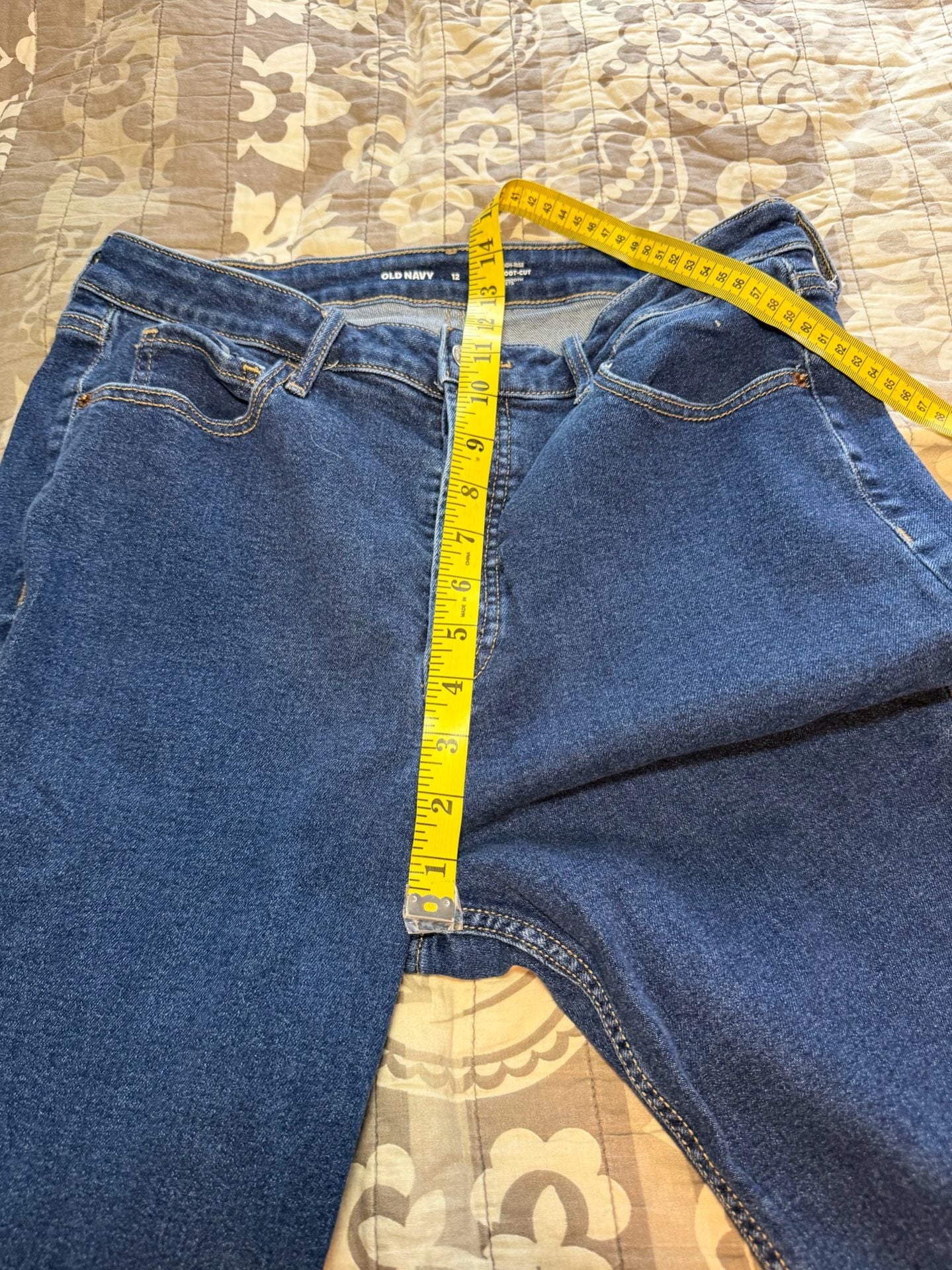 Old Navy Kicker Boot-Cut Jeans Size 12 Extra High-Rise 7