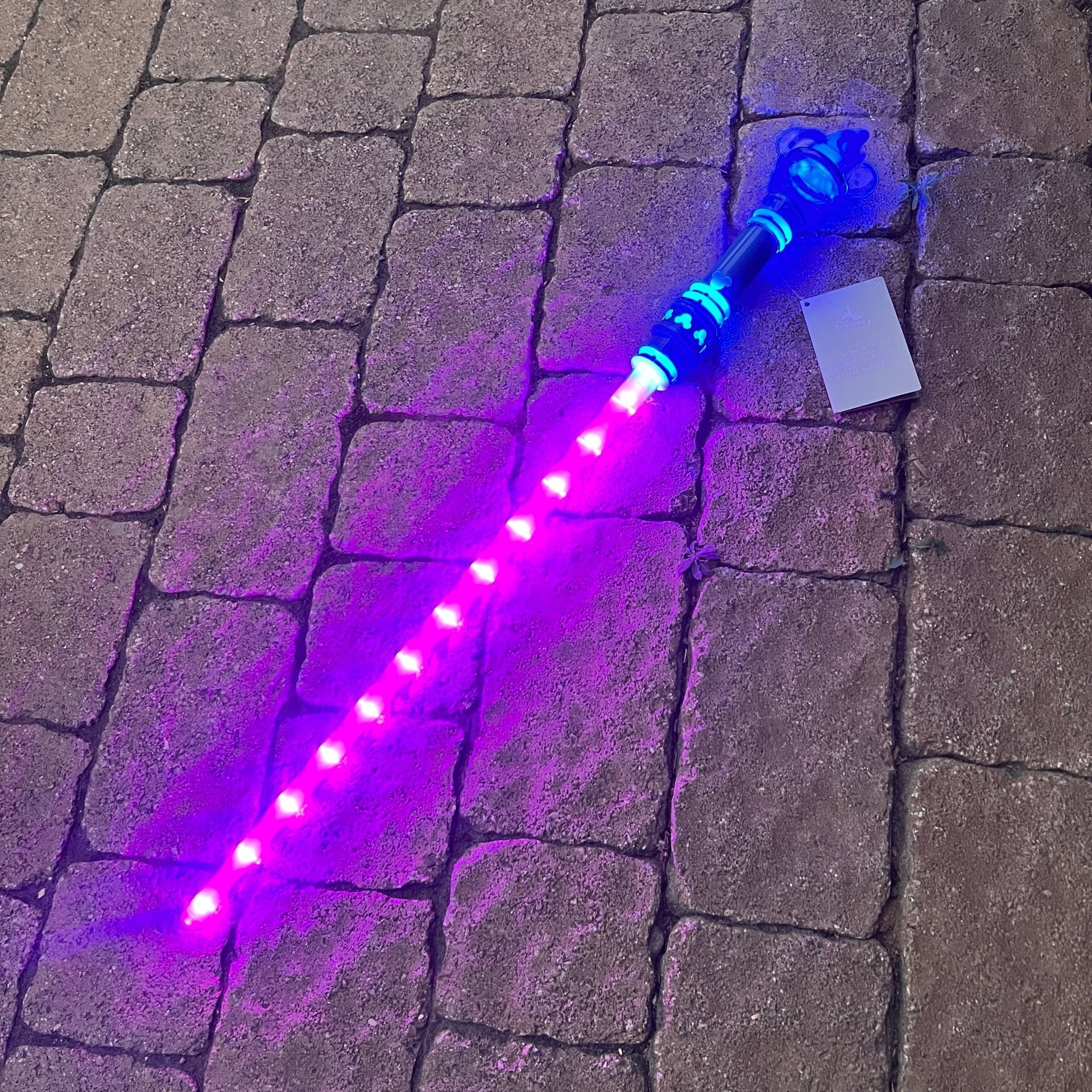 NWT Disney Parks Disneyland Fantasia Sorcerer Mickey Mouse LED Light Up Wand 🪄 6