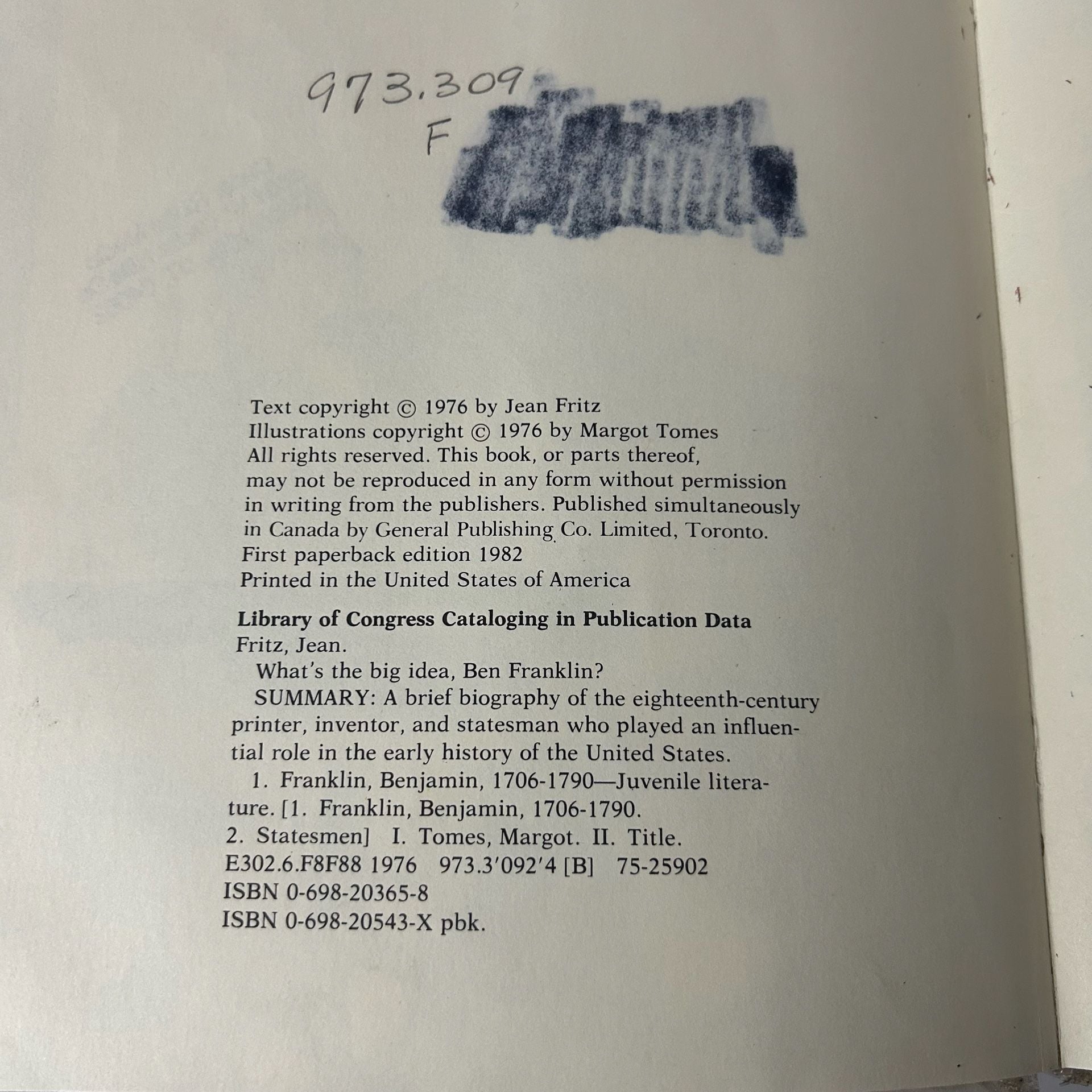 Educational Historical Children's Book Lot 7