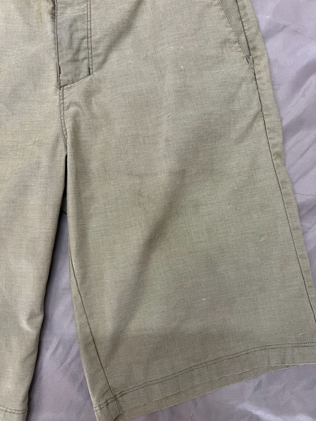 Hurley Chino Shorts Size 30 Green Flat Front Casual 5