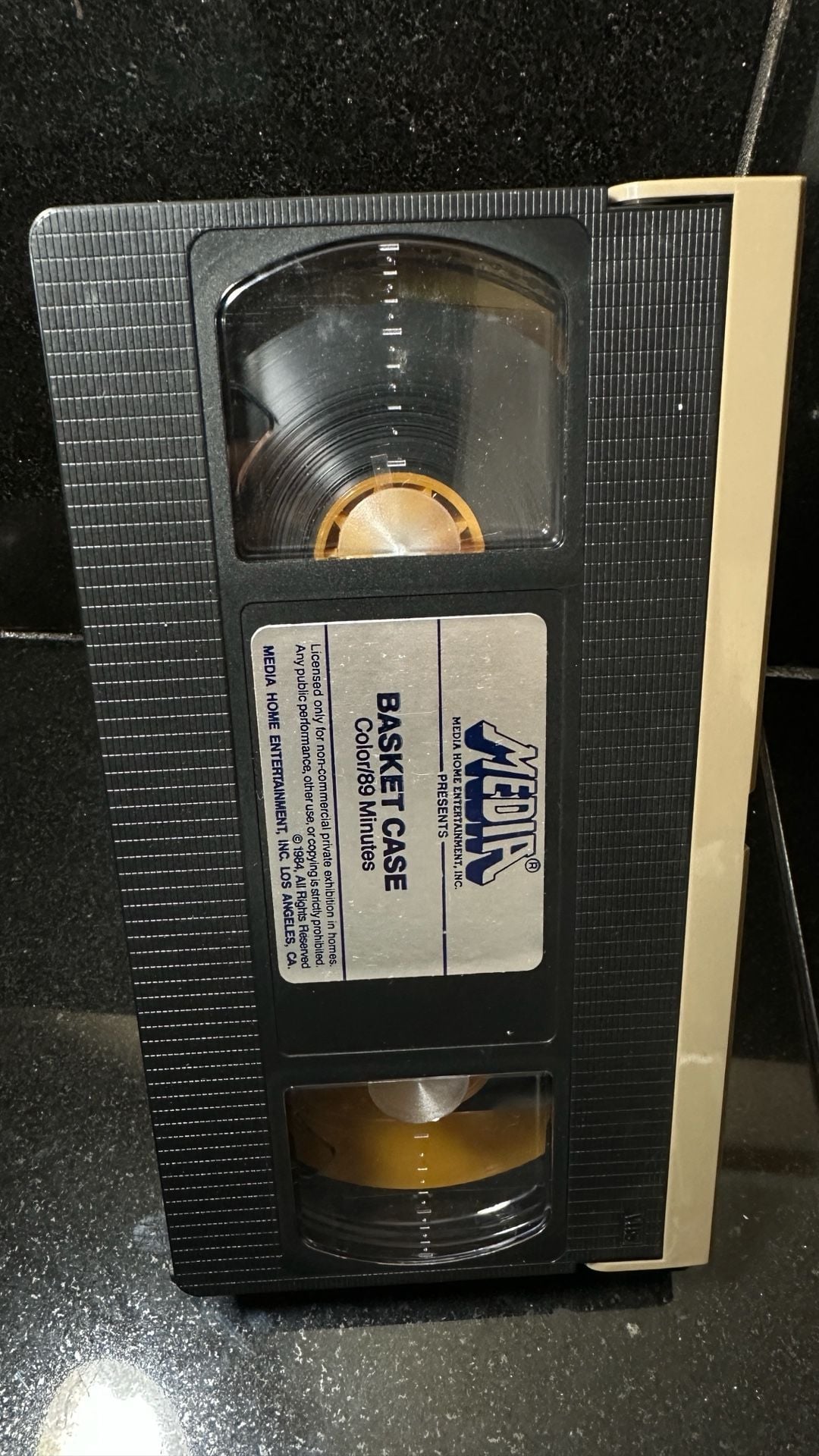 Very Rare Media Home Entertainment Basket Case Vhs Tape 1983 Horror 5