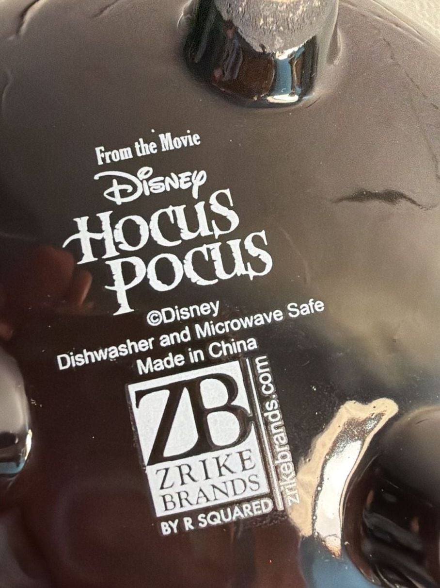 Zrike Brands Disney Hocus Pocus Gather Round Sisters Cauldron Candy Bowl 5