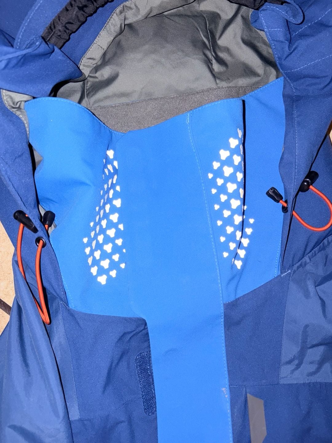 Simms Challenger Jacket Size L Blue Fishing Rain Coat 6