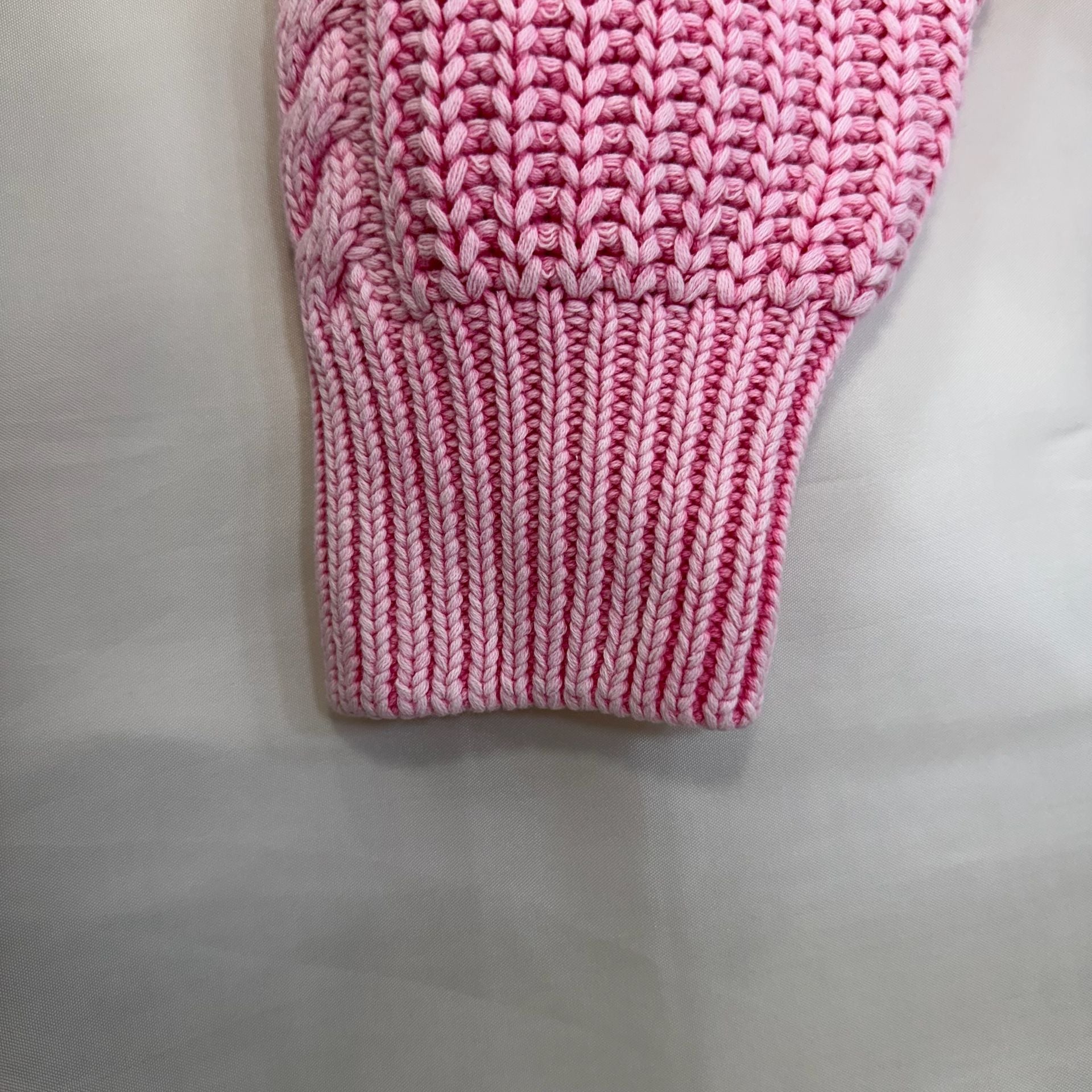 Free People Cable Knit Sweater Pink Med 7