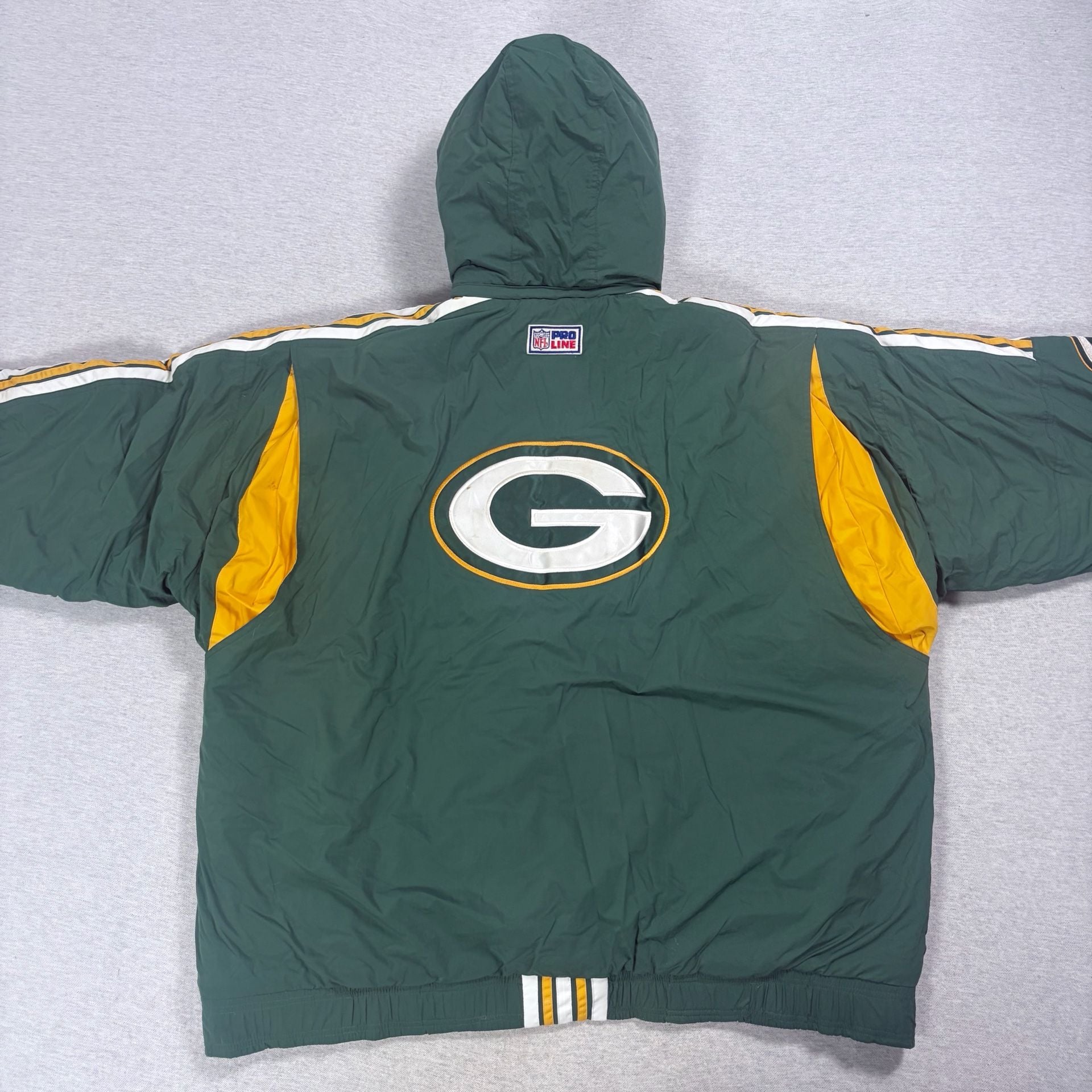 Starter Green Bay Packers Pro Line Jacket Size 4XL Winter Puffer 9