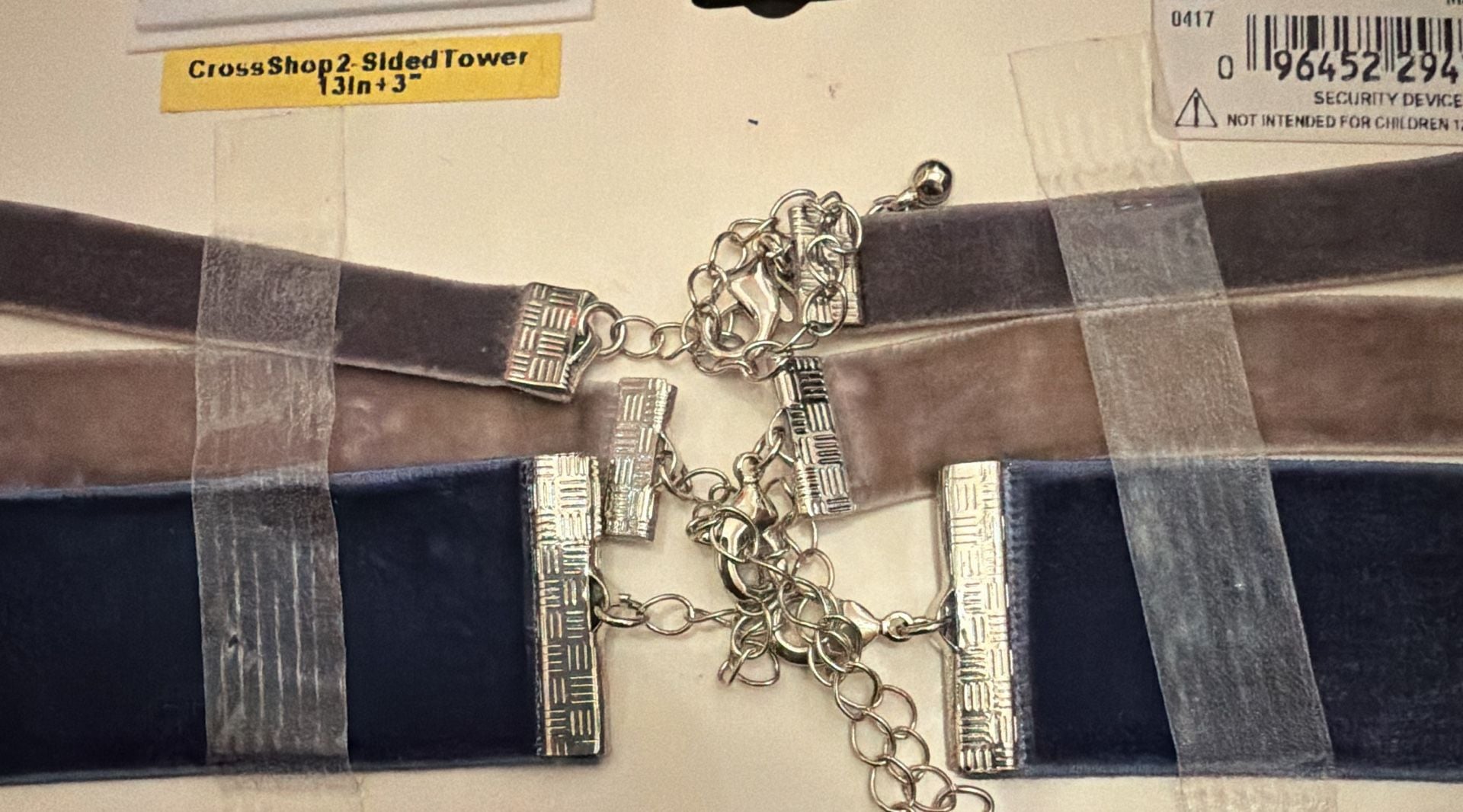 Carole Inc. Velvet Choker Set Size One Size 4