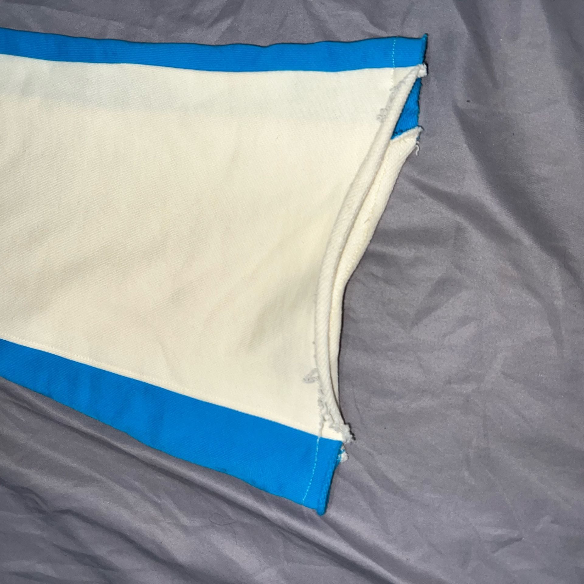 One Of Them Ones Tour Chris Brown Sweatpants Sz L Cream Blue Paint Splatter 12