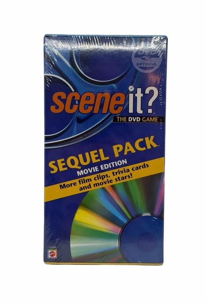 Mattel Scene It? Sequel Pack Movie Edition DVD Game Sealed *NEW 1