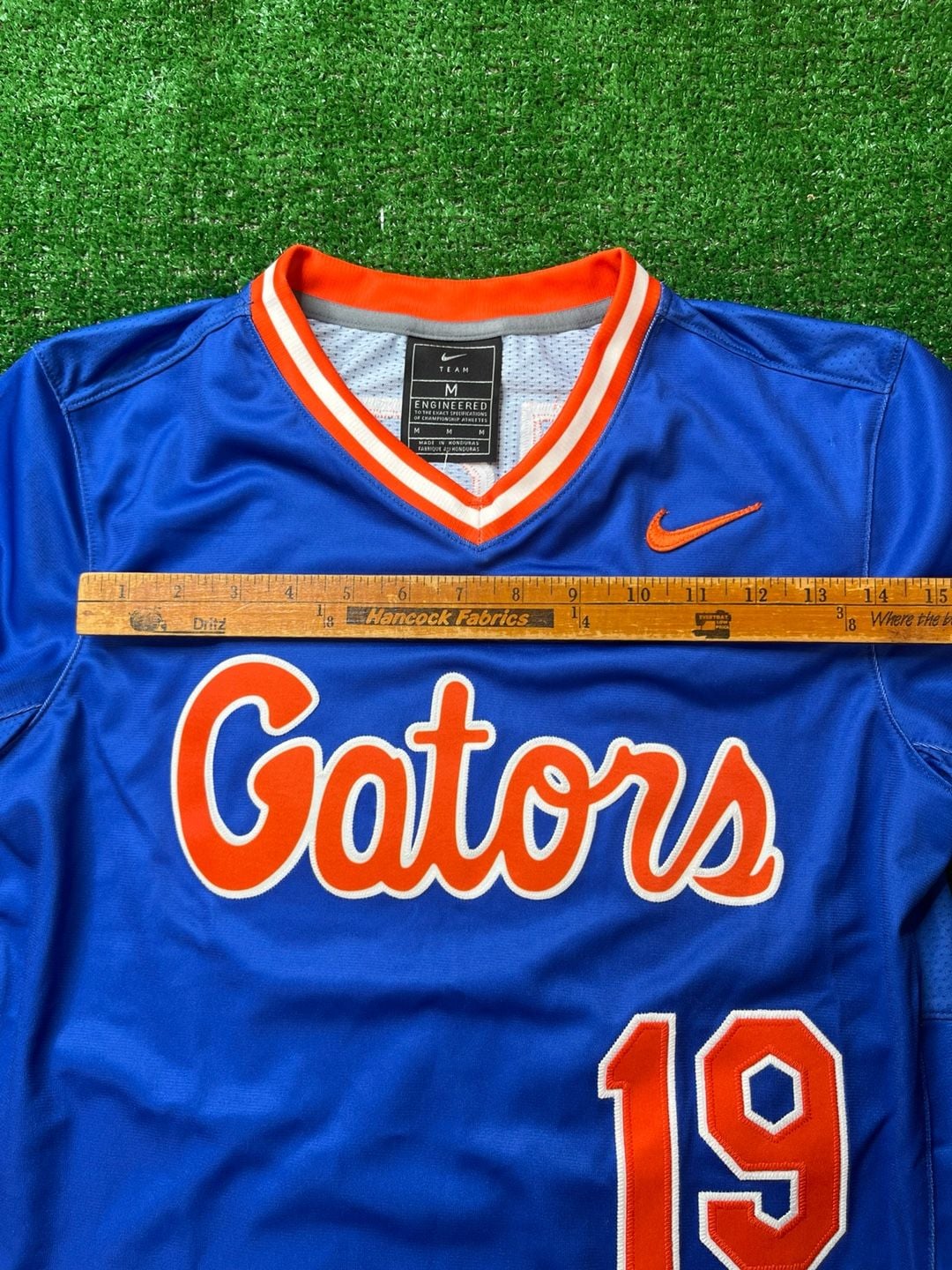 Nike Florida Gators Softball Jersey Size M Blue #19 10