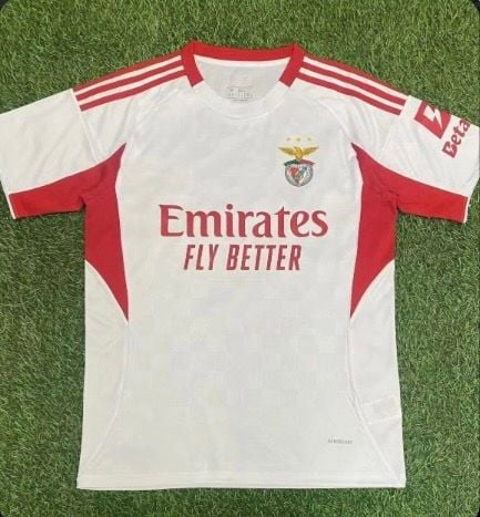 Adidas Benfica Third Away Soccer Jersey 2025/26 White 2