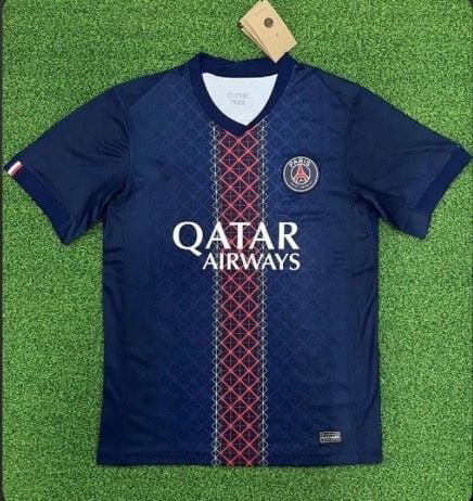 Nike Paris Saint-Germain Qatar Airways Soccer Jersey Size L Blue 2