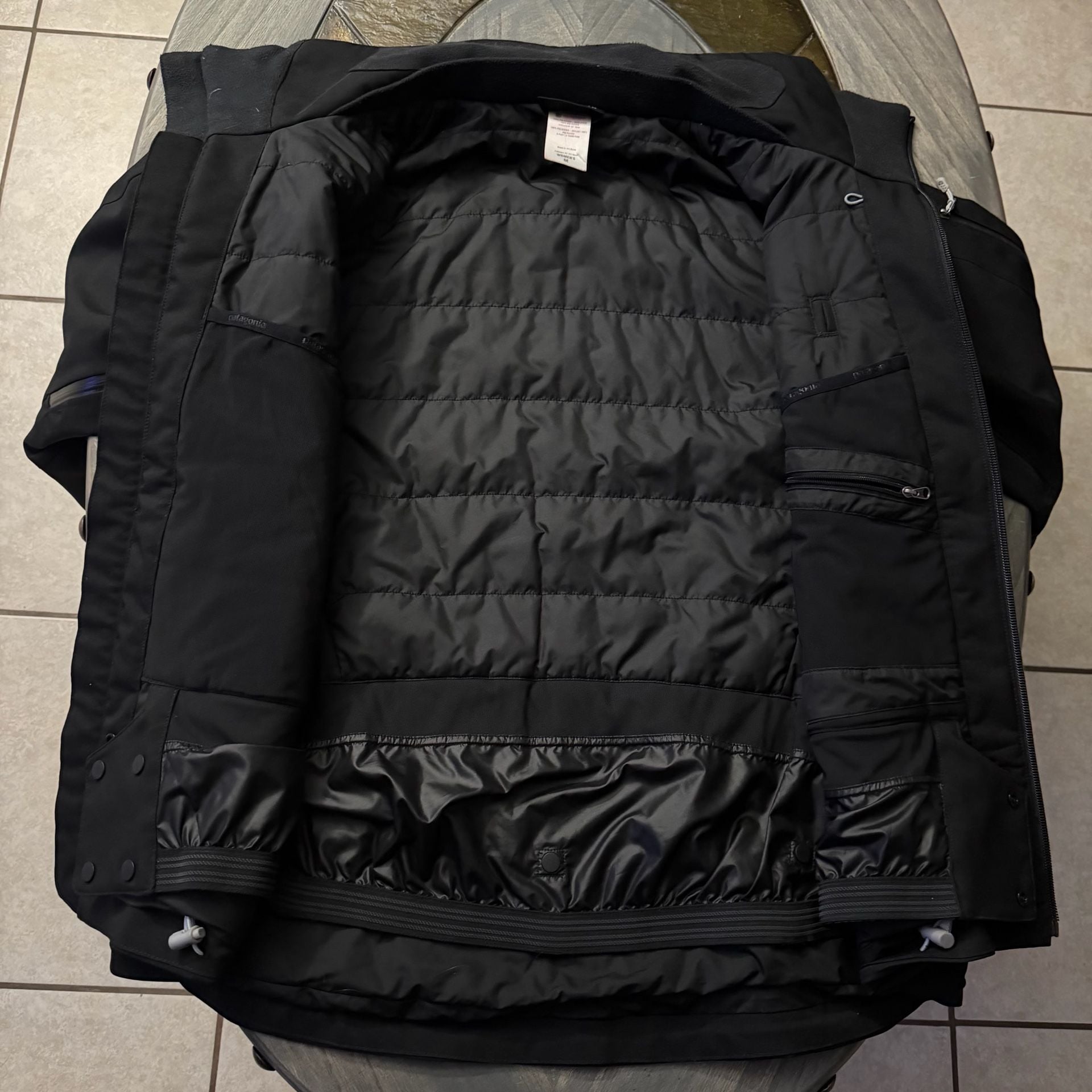 Patagonia Insulated Powder Bowl Jacket Size M Black 7