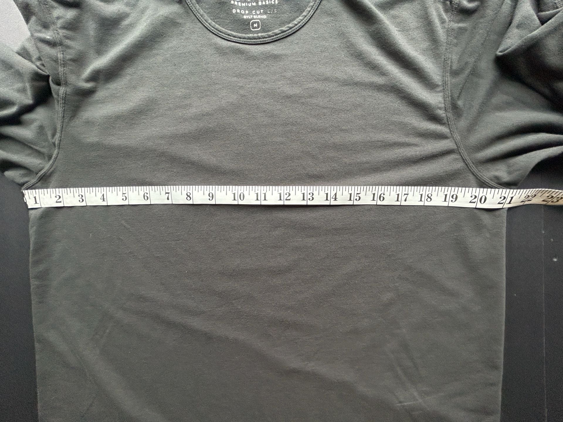 Bylt Drop Cut Long Sleeve Size M Grey Shirt 8