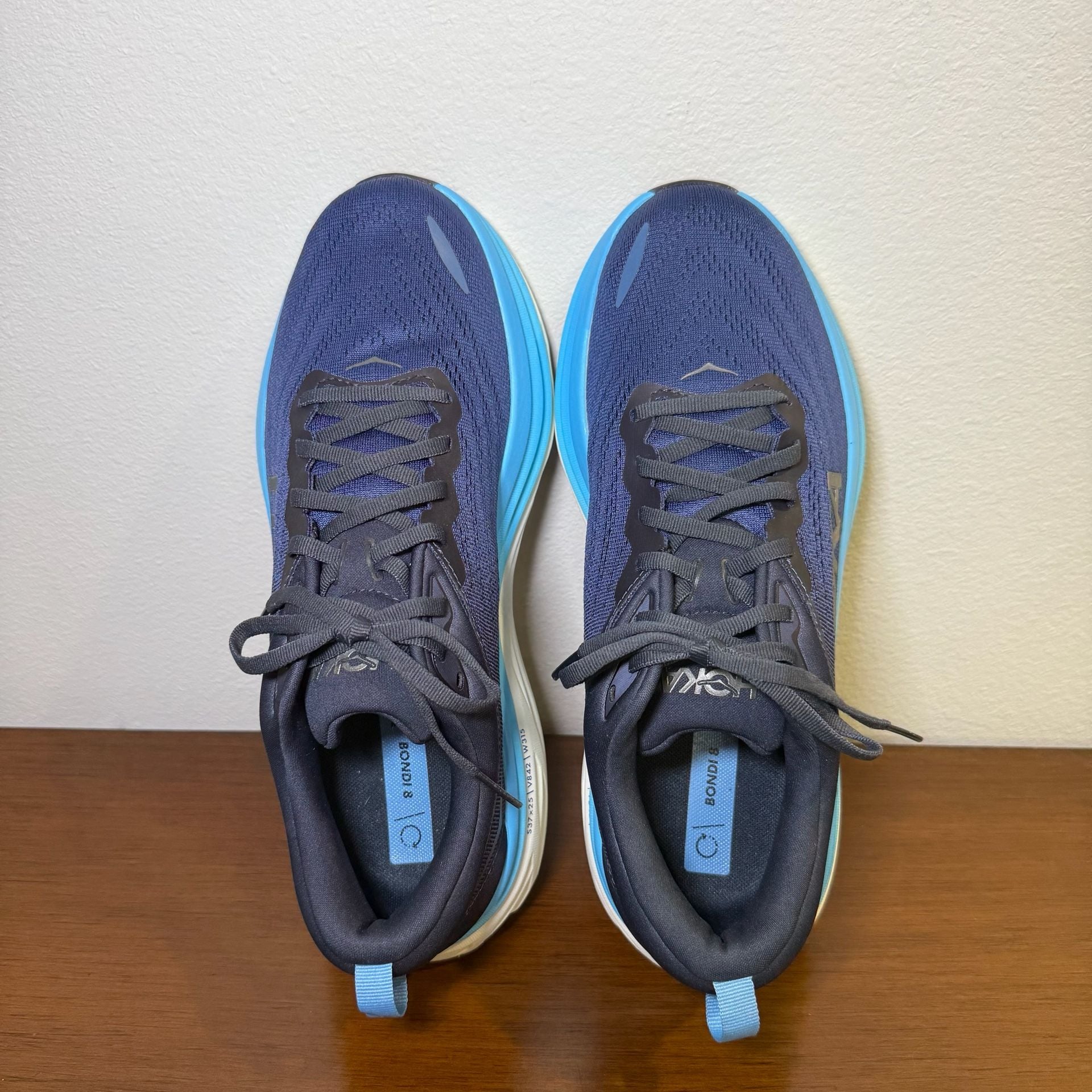 HOKA Bondi 8 Men Size 10D Outer Space All Aboard Running Shoes 8