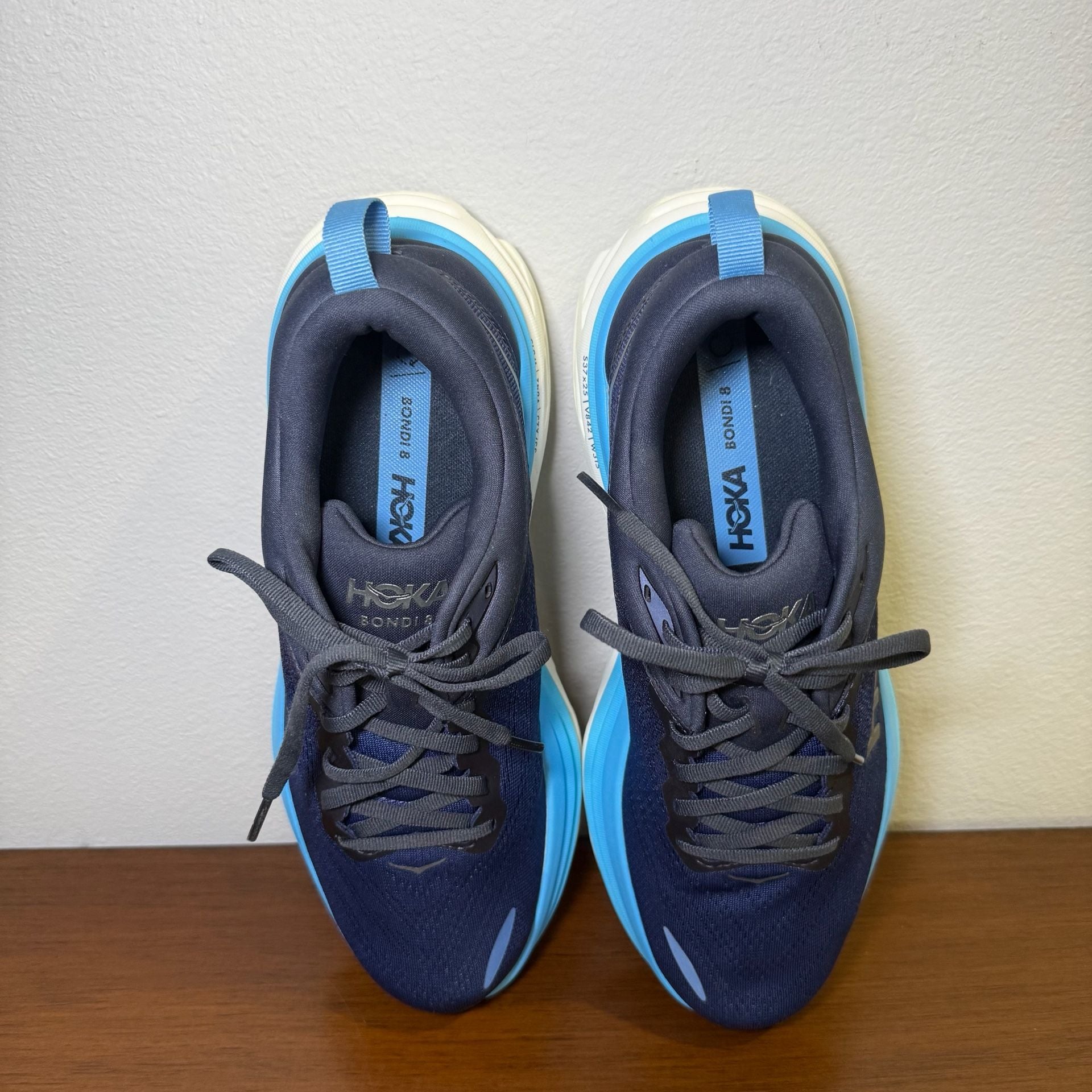 HOKA Bondi 8 Men Size 10D Outer Space All Aboard Running Shoes 9