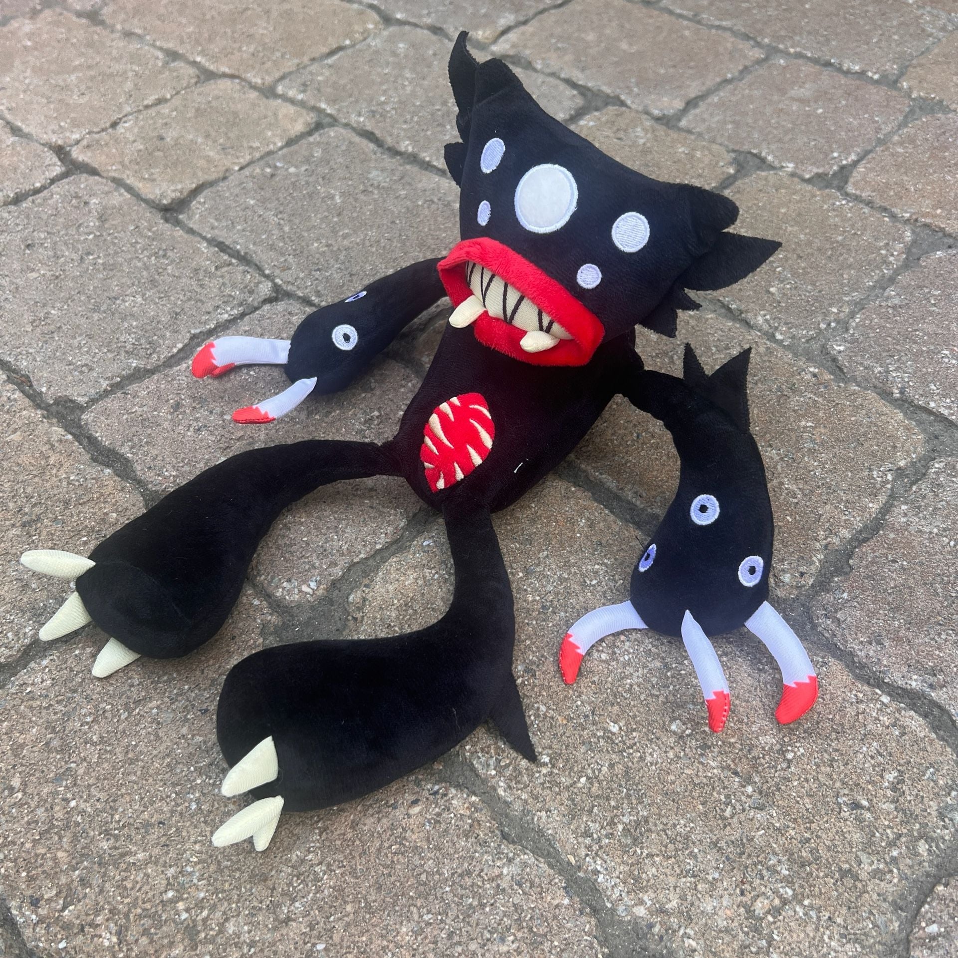 Poppy Playtime Killy Willy Black Monster Plush Toy Soft Stuffed Doll 2