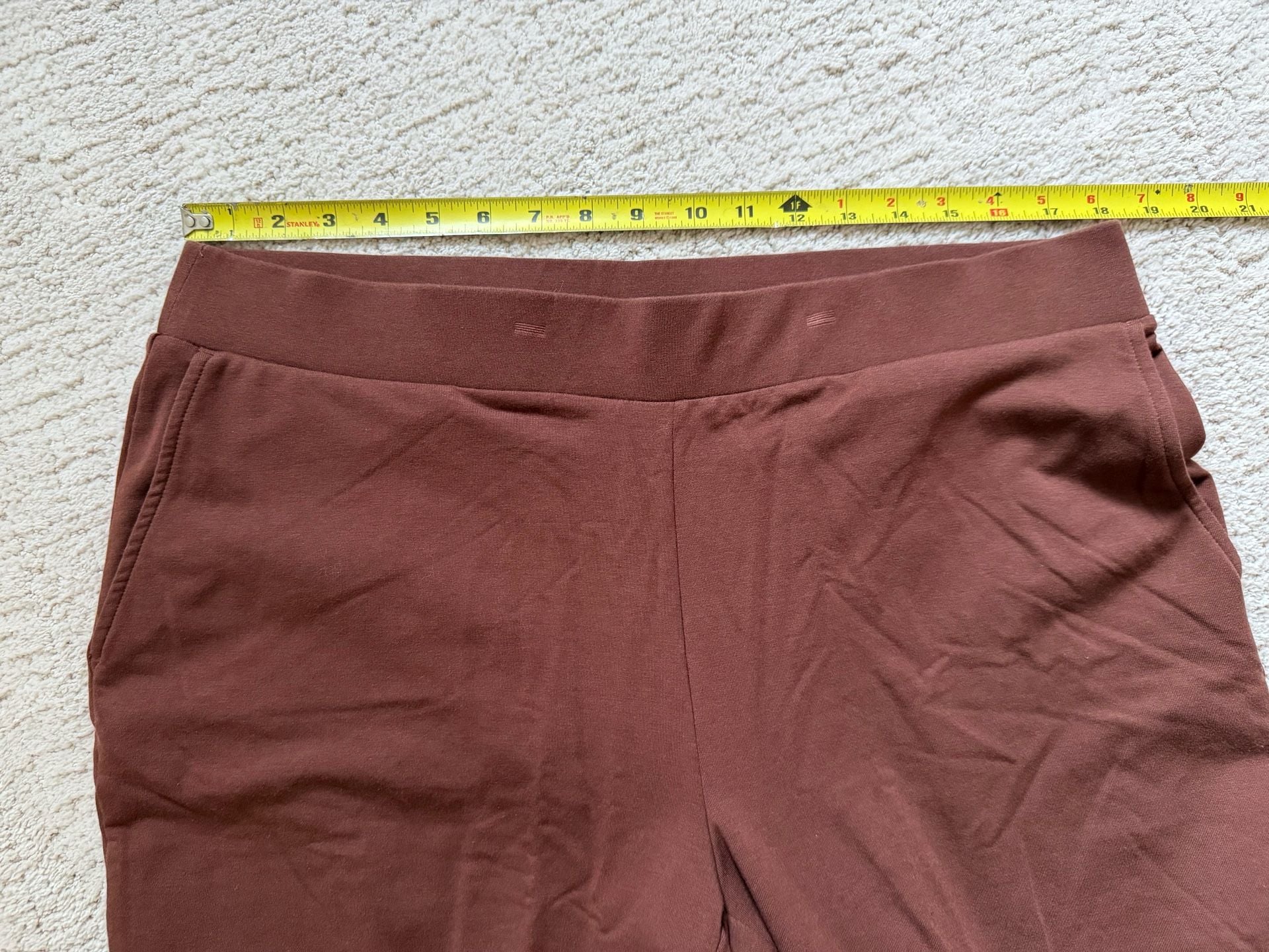 J.Jill Affinity French Terry Slim Leg
Pants Size XL Brown 7