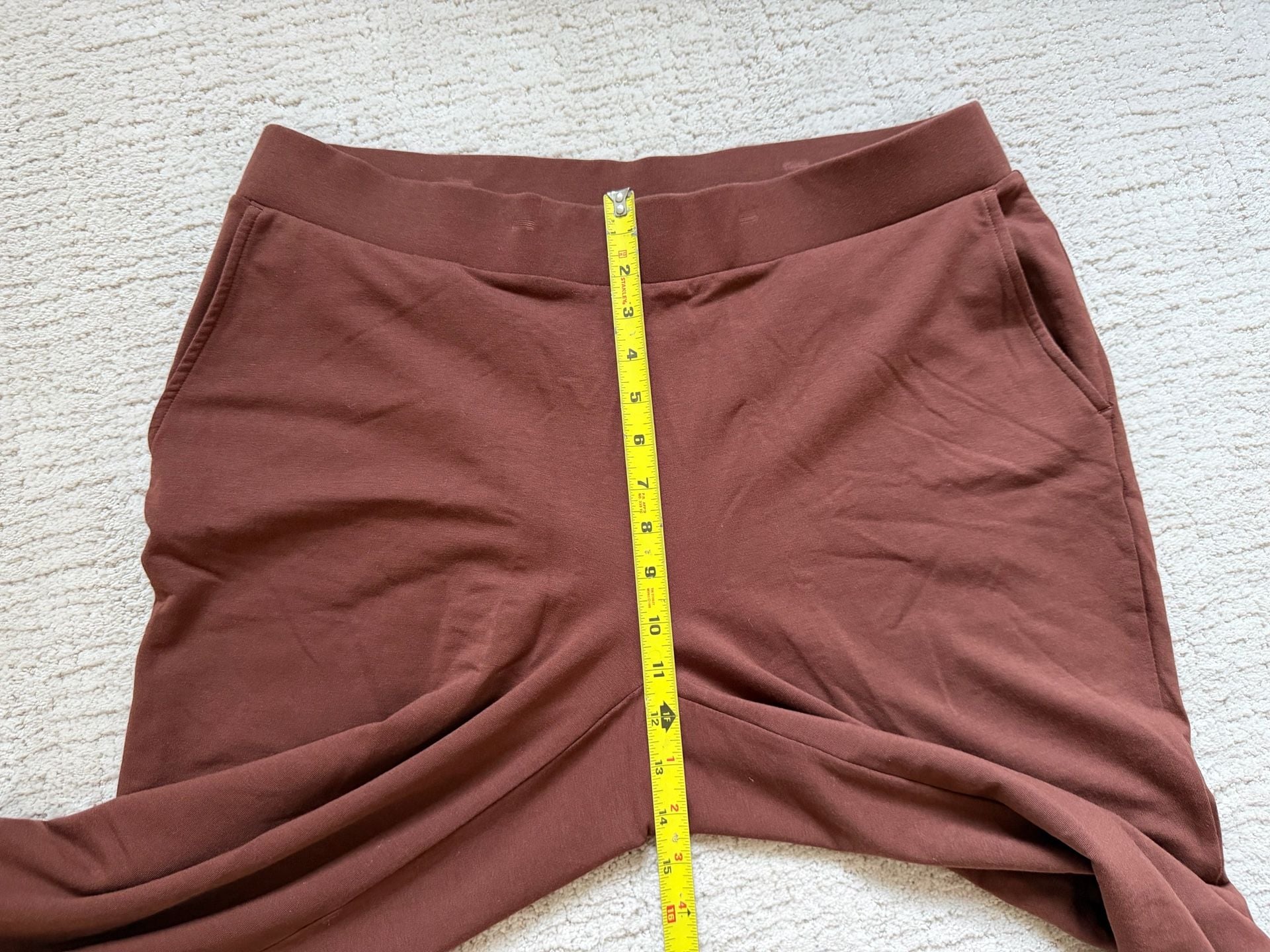 J.Jill Affinity French Terry Slim Leg
Pants Size XL Brown 9