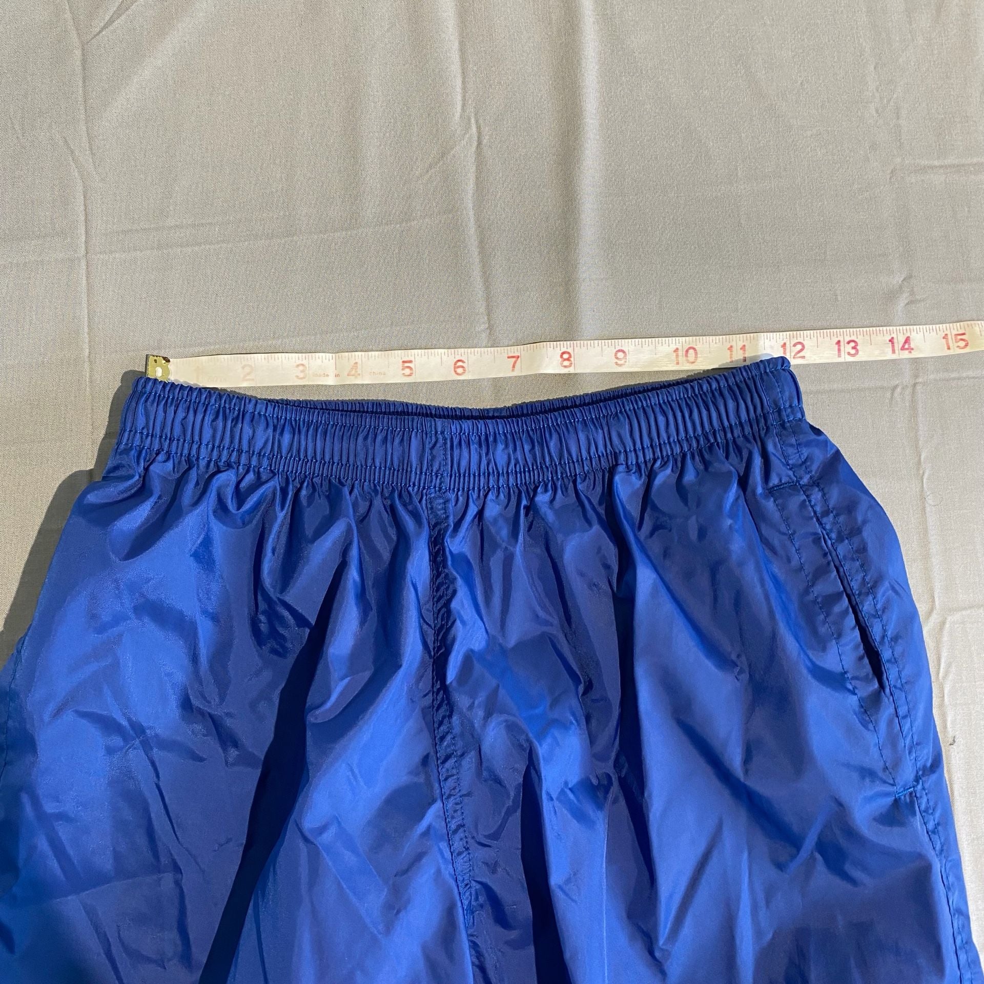 Nike Track Pants Size L Blue Nylon Vintage Windbreaker Joggers 5