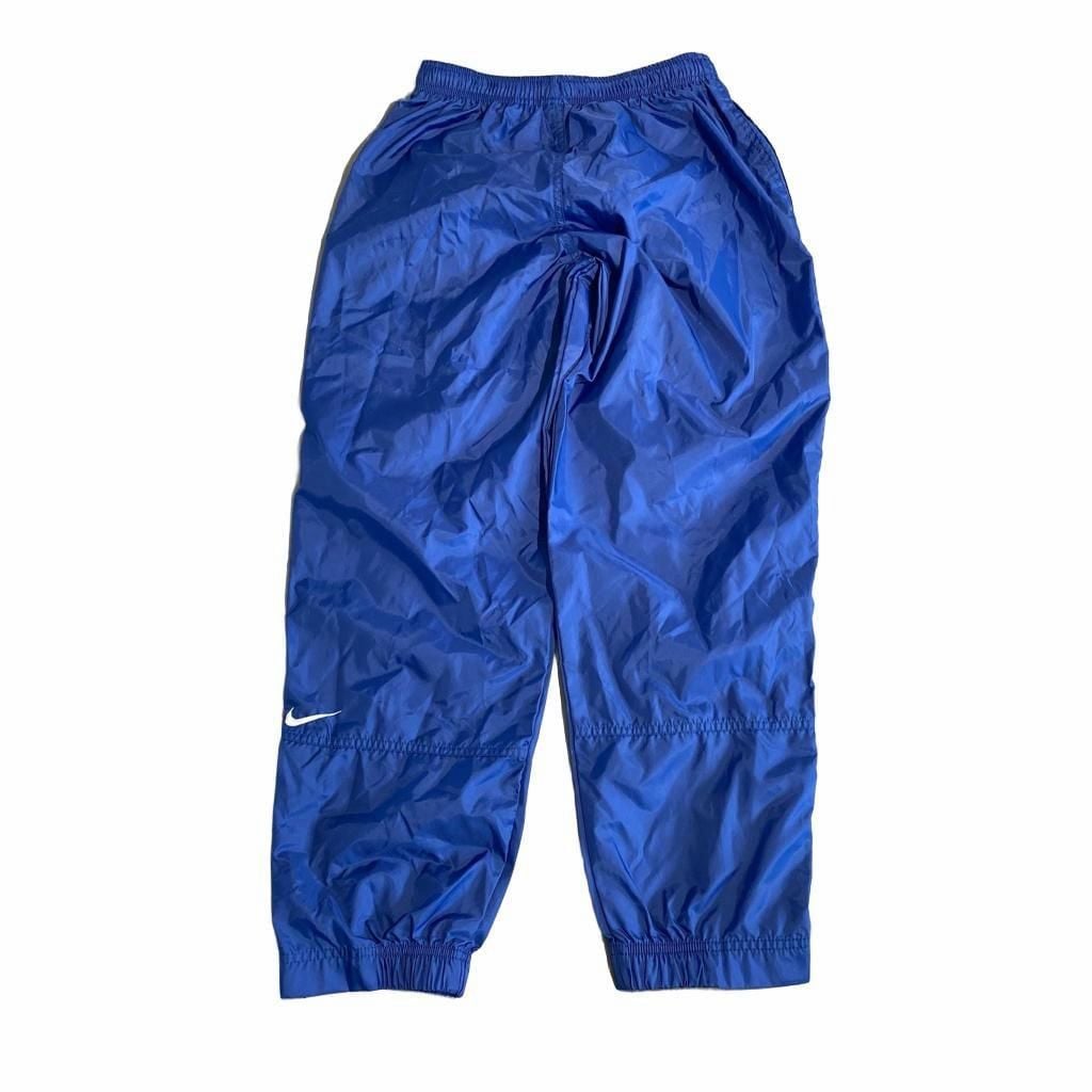 Nike Track Pants Size L Blue Nylon Vintage Windbreaker Joggers 3