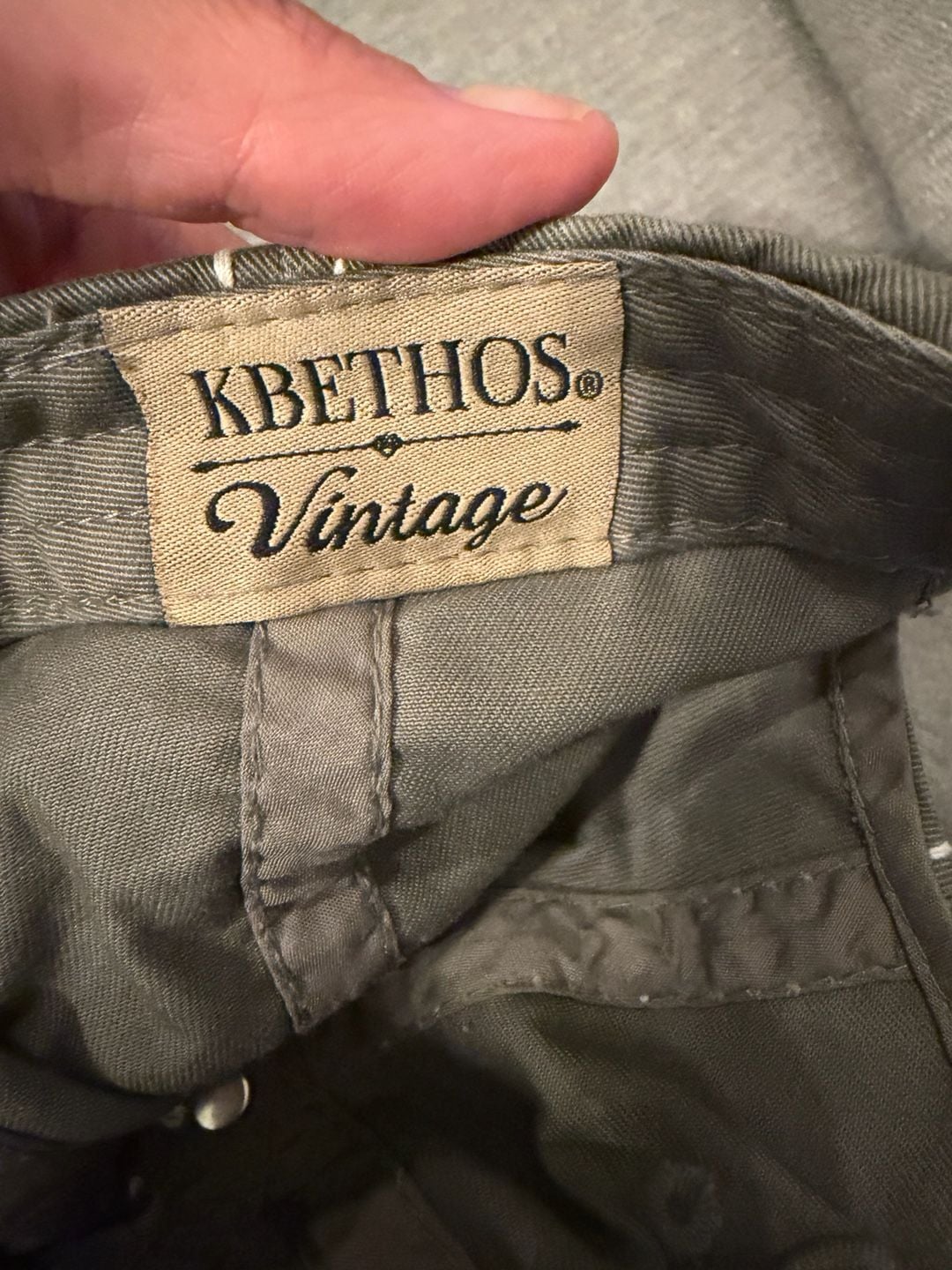 024. KBETHOS Bless Your Heart Distressed Baseball Cap Olive Green 6