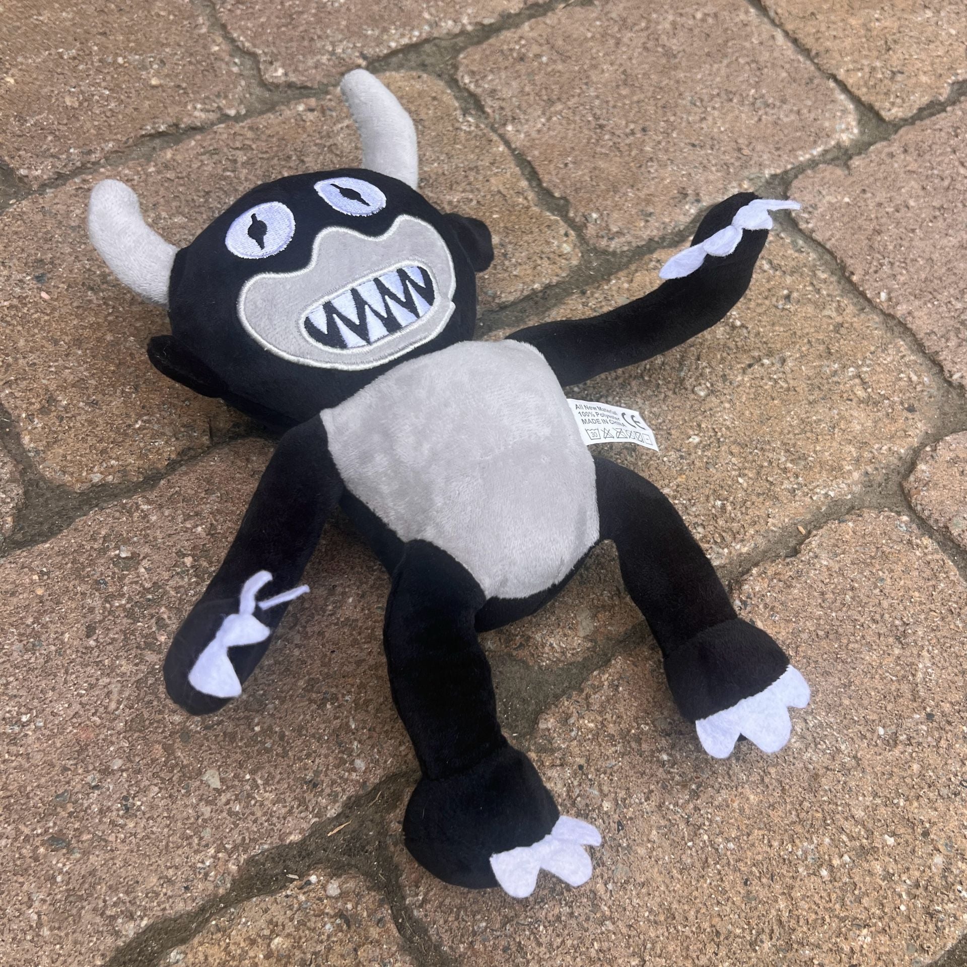 Rainbow Friends Black Monster Stuffed Animal Plush Toy 2