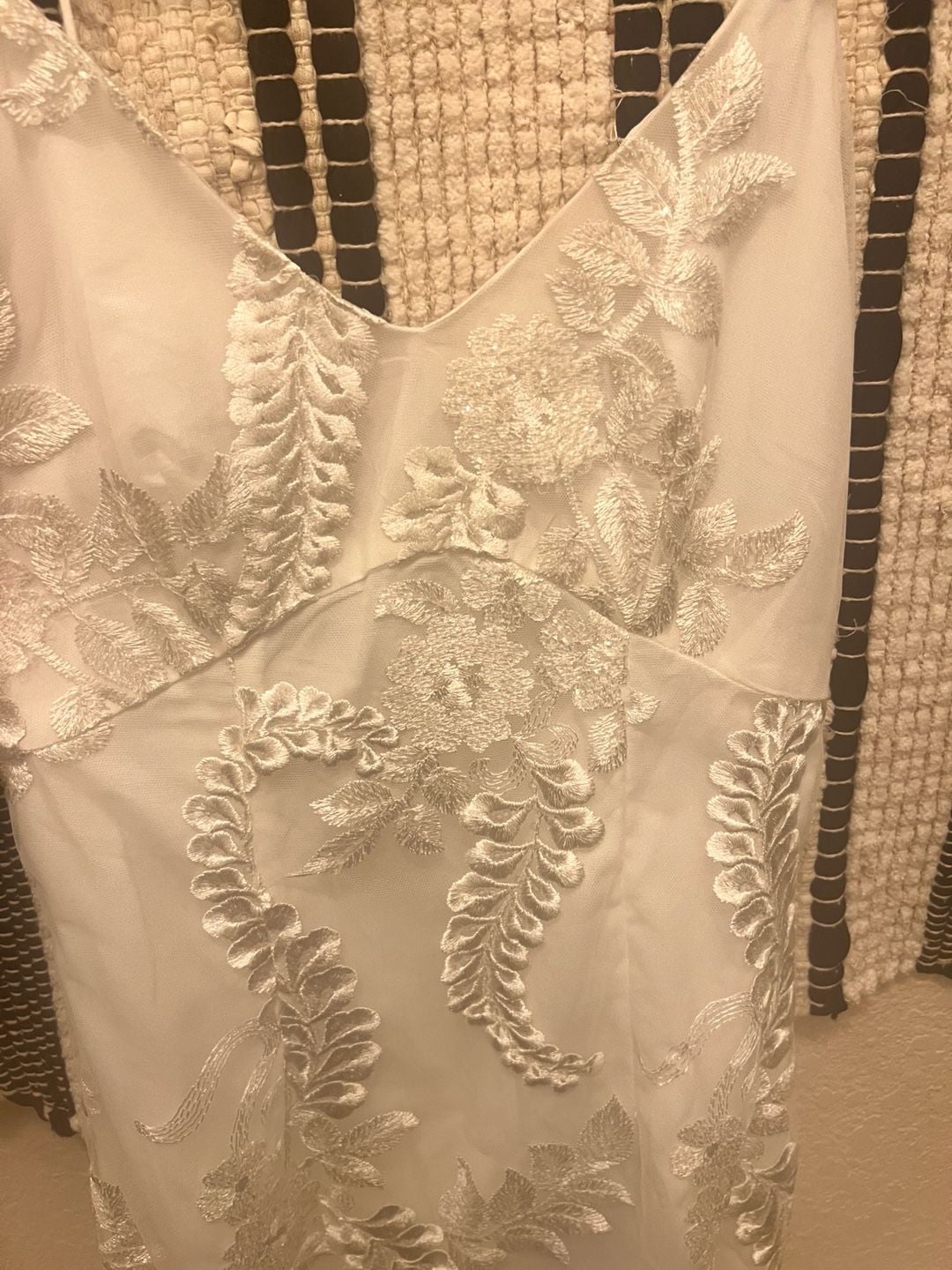 Elliatt Paulette Embroidered Dress Ivory 5