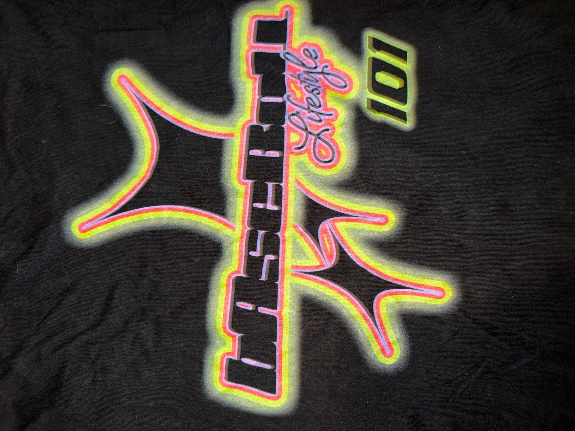Baseball Lifestyle 101 T-Shirt Black Graphic Tee 3