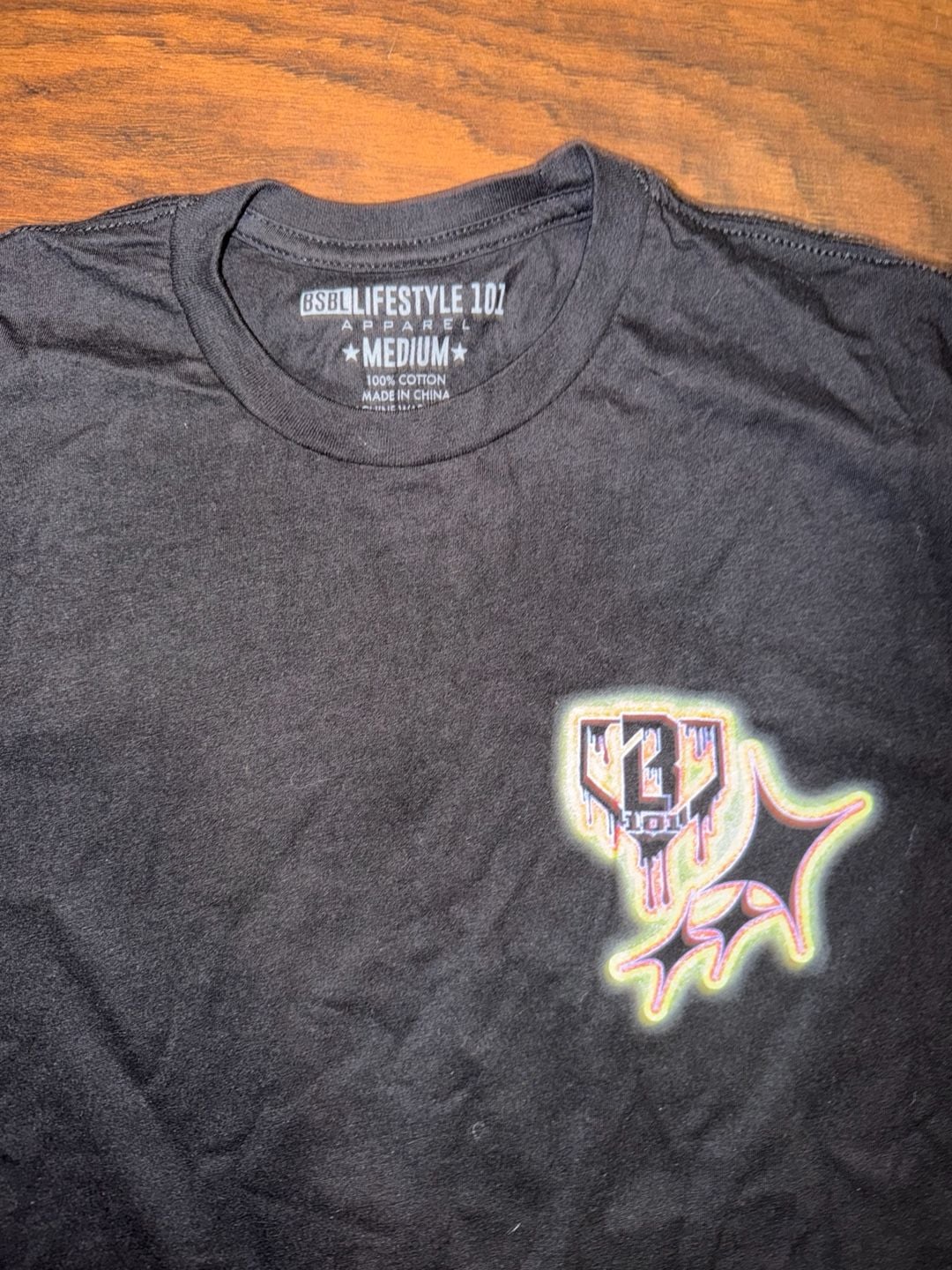 Baseball Lifestyle 101 T-Shirt Black Graphic Tee 5