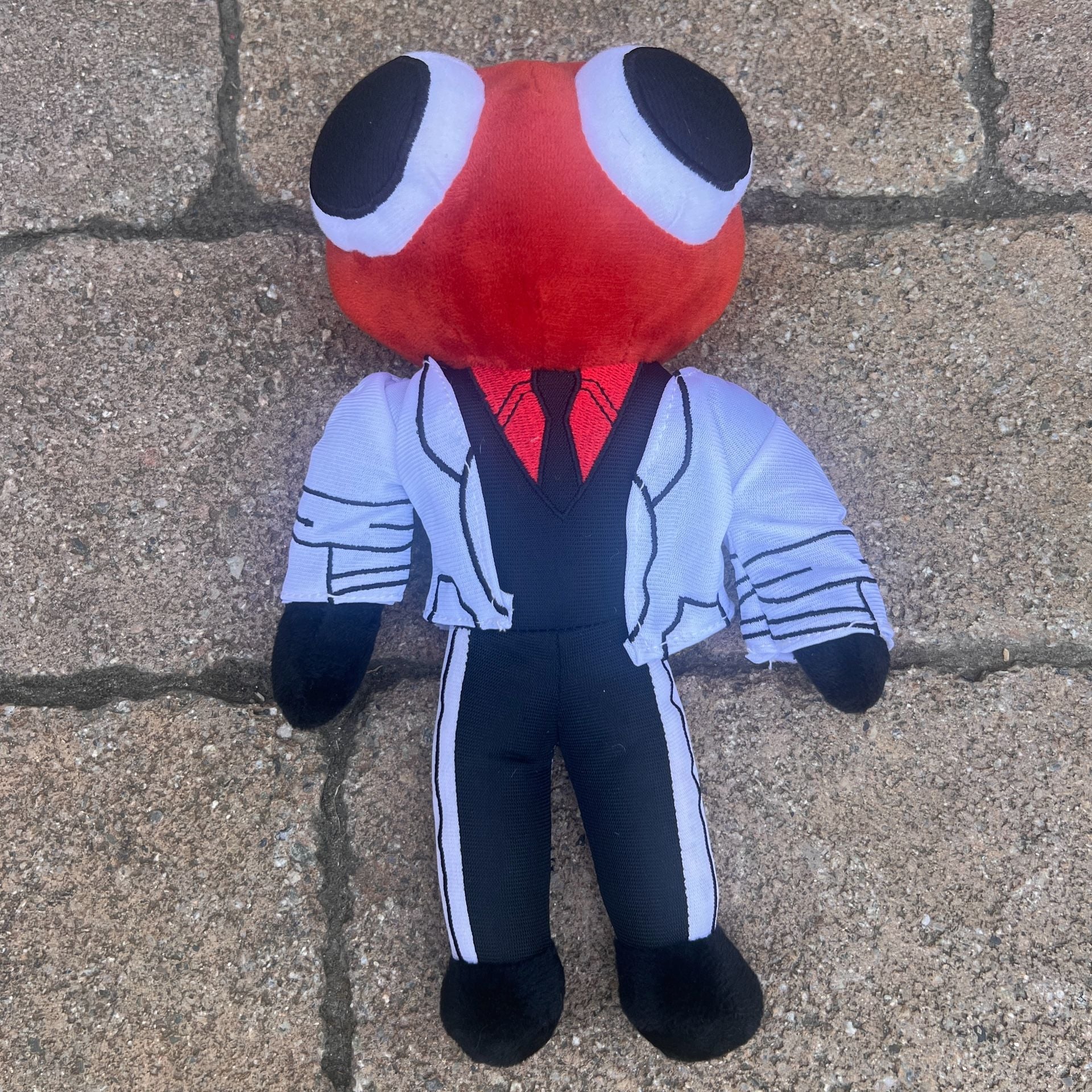 Rainbow Friends Roblox Red Scientist Plush Suit Toy 11 Inch 1