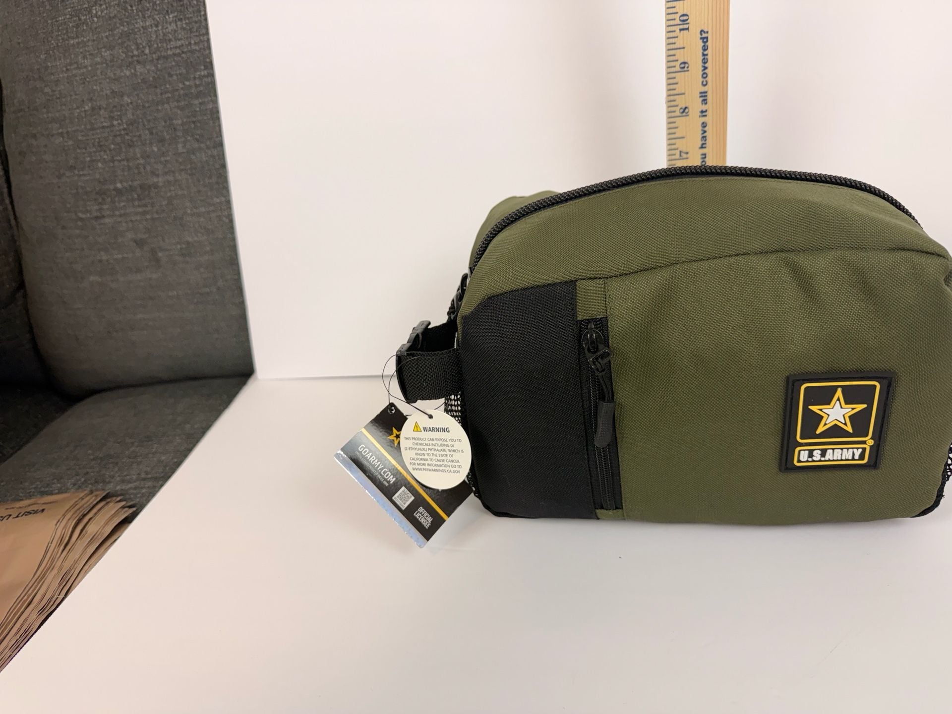 U.S. Army Official Licensed Product Green Toiletry Travel Bag 6