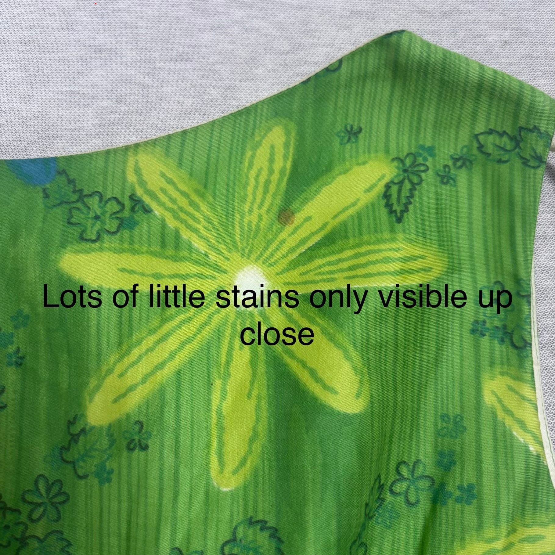 Royal Hawaiian Vintage Floral Maxi Dress Size L Green 4