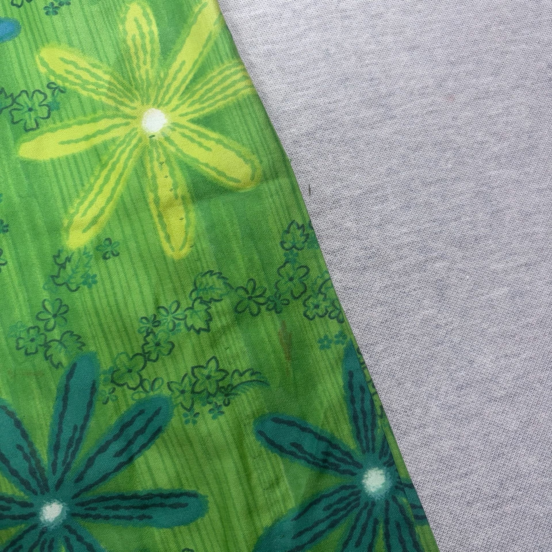 Royal Hawaiian Vintage Floral Maxi Dress Size L Green 5